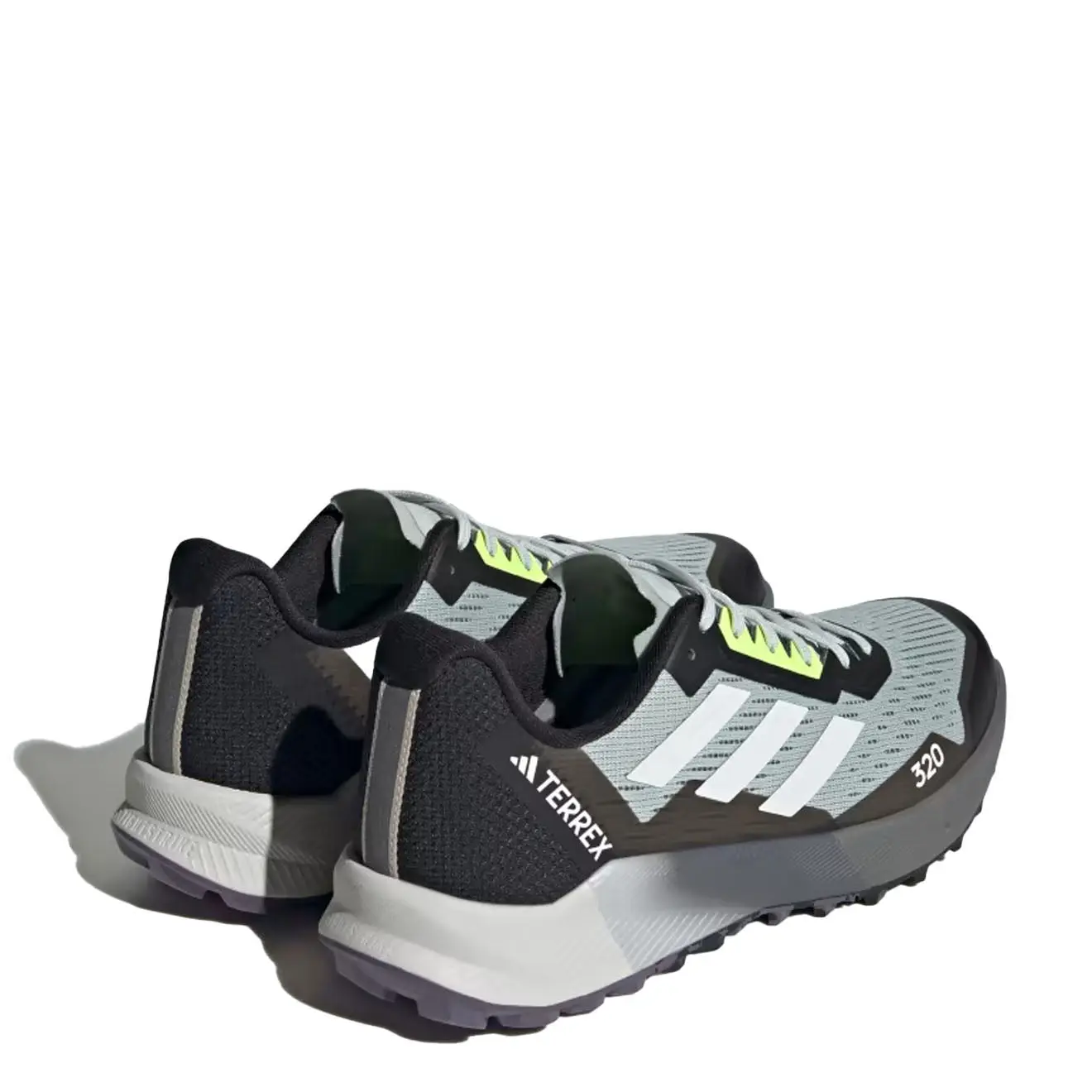 Adidas Terrex Agravic Flow 2.0 Trail Running Shoes Wonder Silver / Crystal White / Lucid Lemon - Image 5