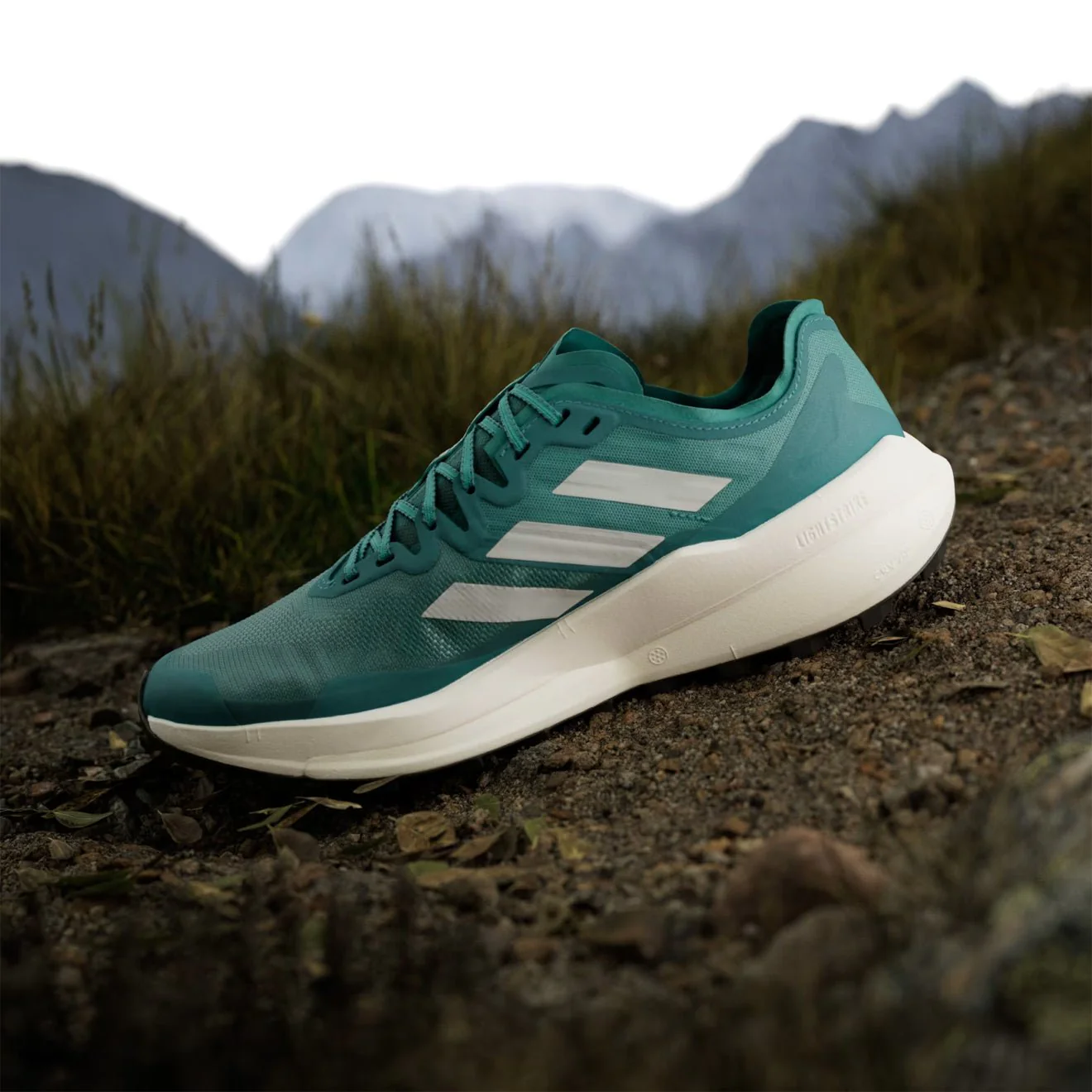 Adidas Terrex Agravic Speed Running Shoe Pure Teal / Grey One / Core Black - Image 5