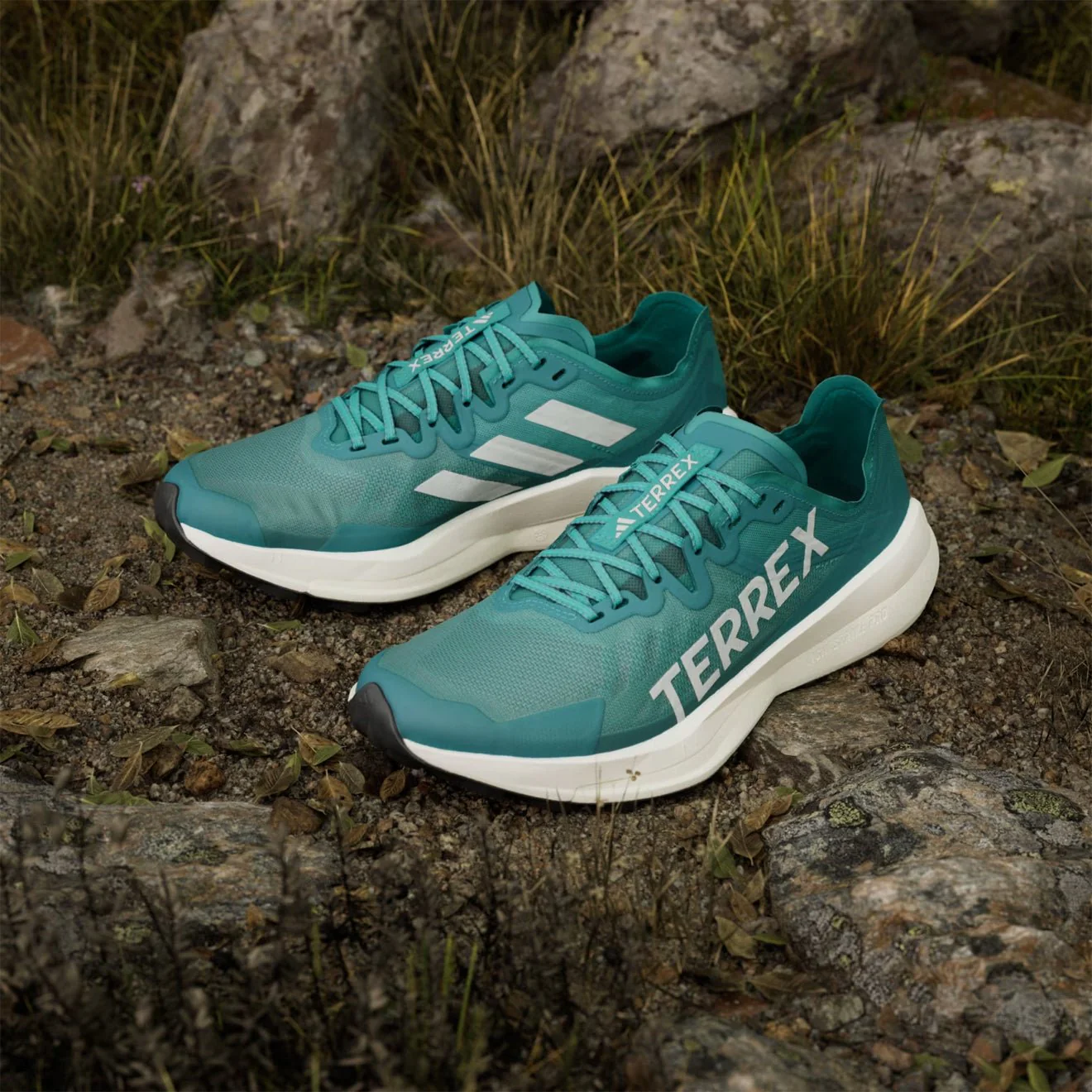 Adidas Terrex Agravic Speed Running Shoe Pure Teal / Grey One / Core Black - Image 7