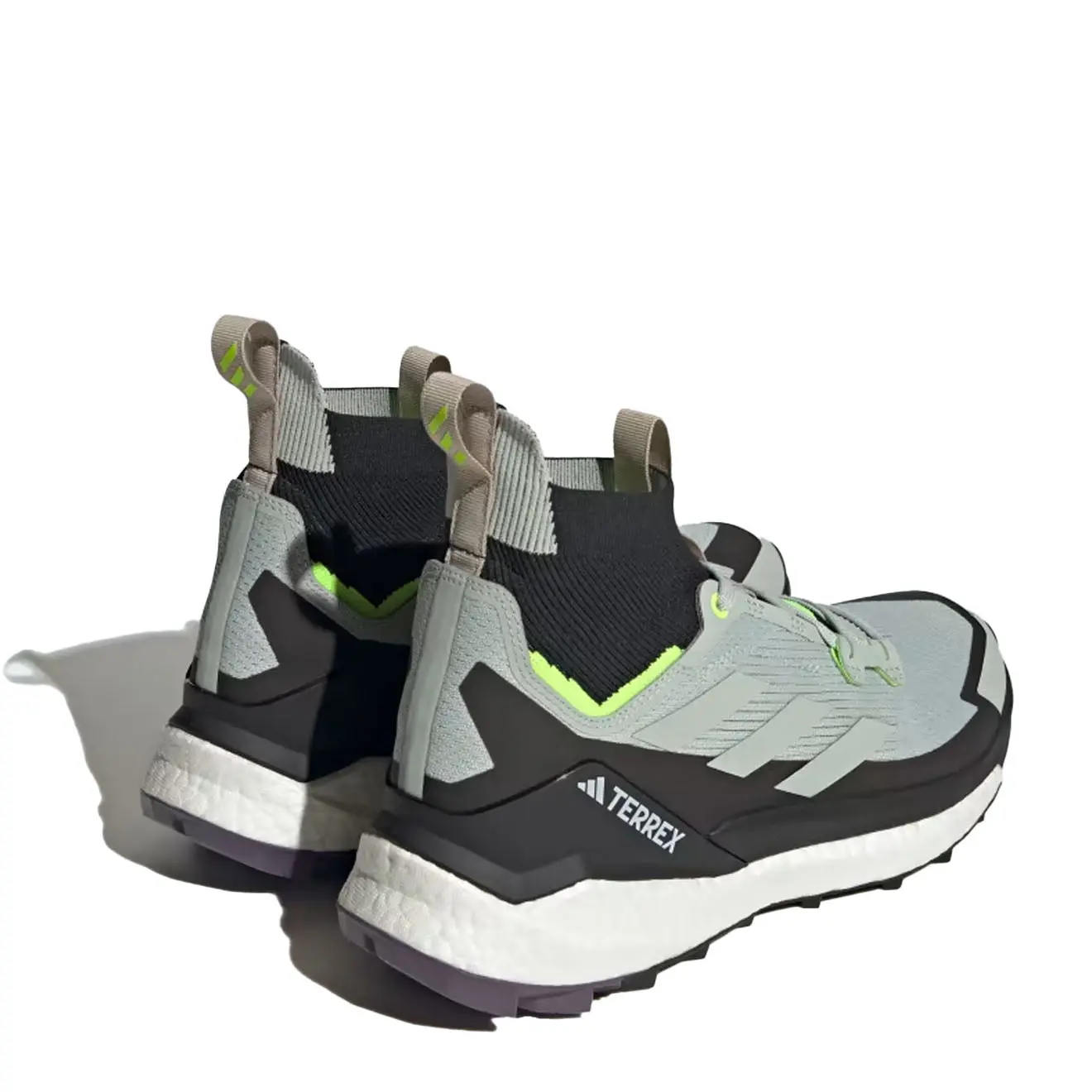 Adidas Terrex Free Hiker 2.0 Hiking Shoes Wonder Silver / Wonder Silver / Lucid Lemon - Image 4