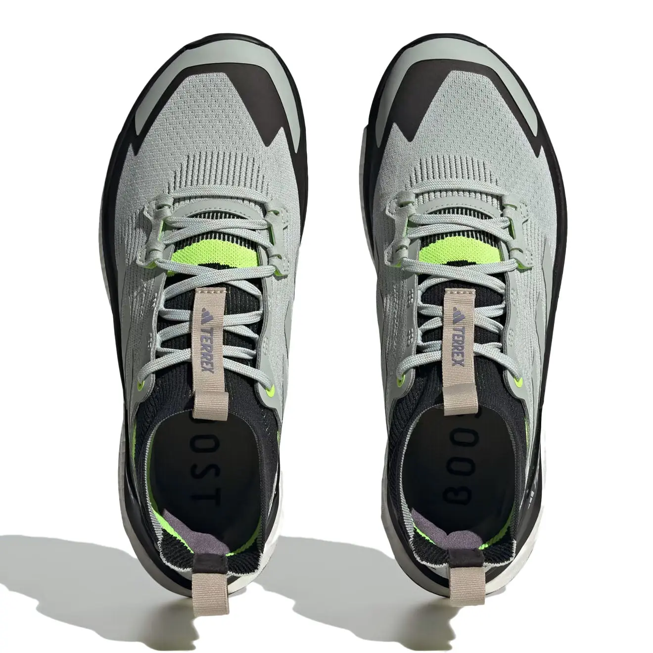 Adidas Terrex Free Hiker 2.0 Hiking Shoes Wonder Silver / Wonder Silver / Lucid Lemon - Image 6