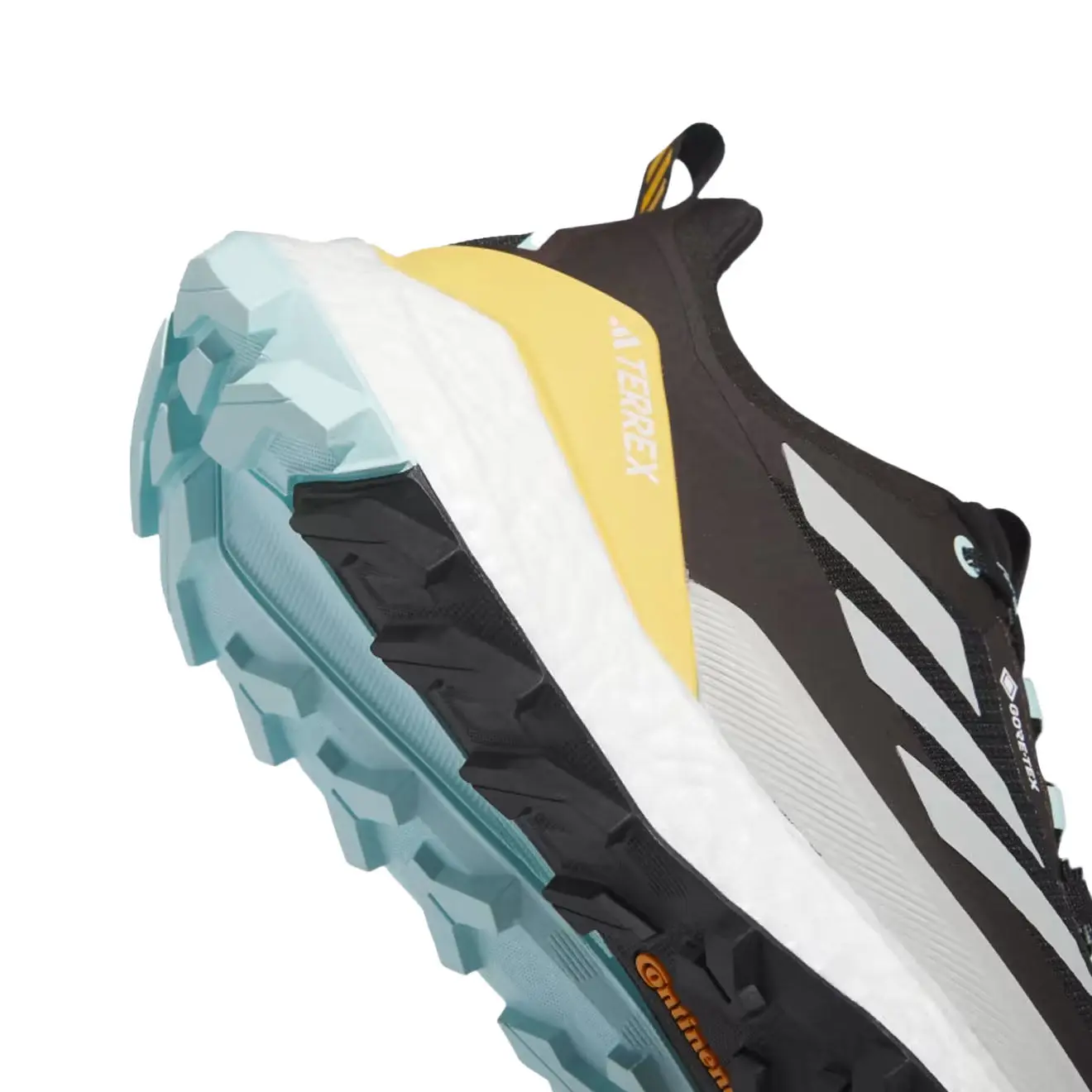 Adidas Terrex Free Hiker 2.0 Low Gore-Tex Hiking Shoes Core Black / Wonder Silver / Semi Flash Aqua - Image 5