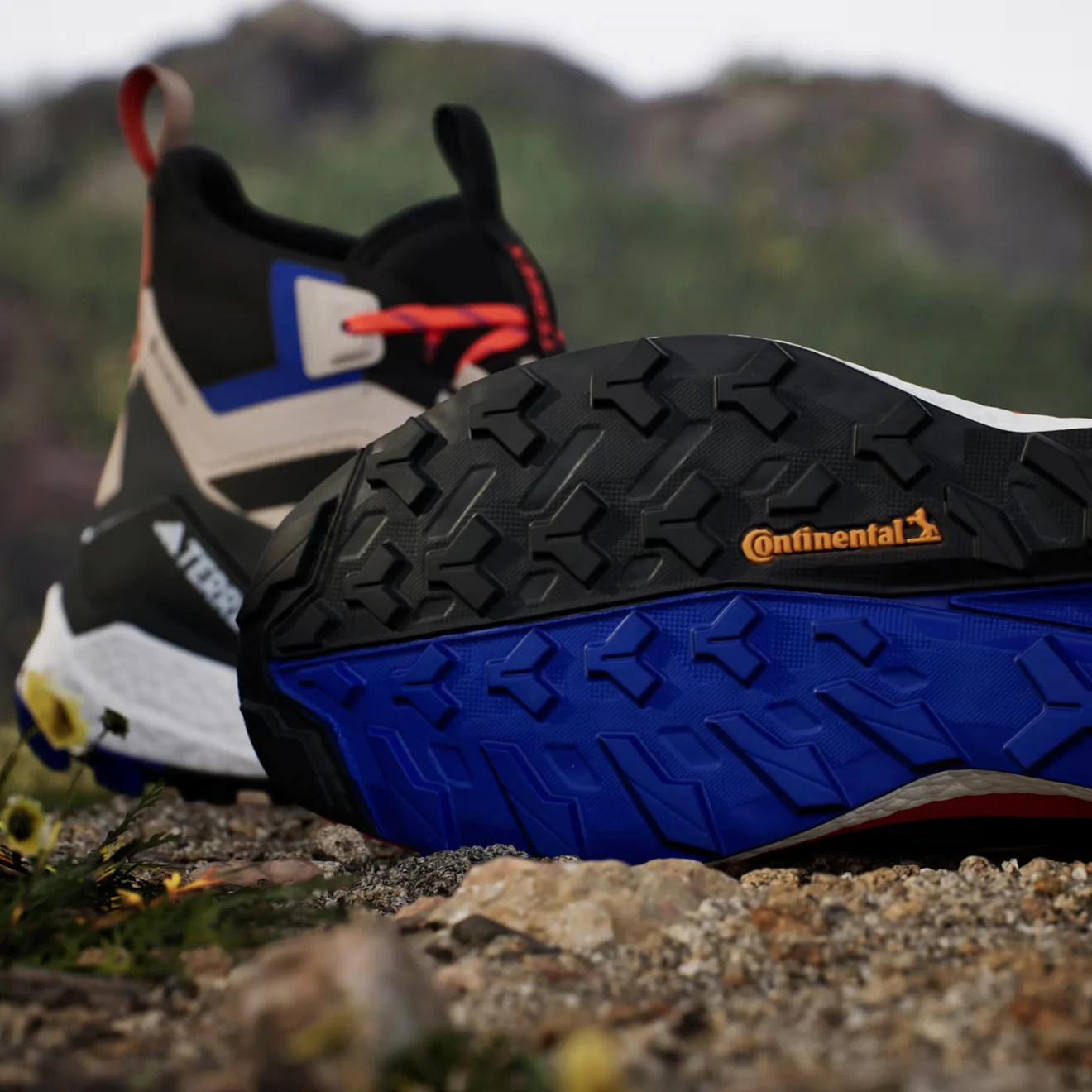 Adidas Terrex Free Hiker 2 Wonder Beige / Core Black / Semi Impact Orange - Image 8