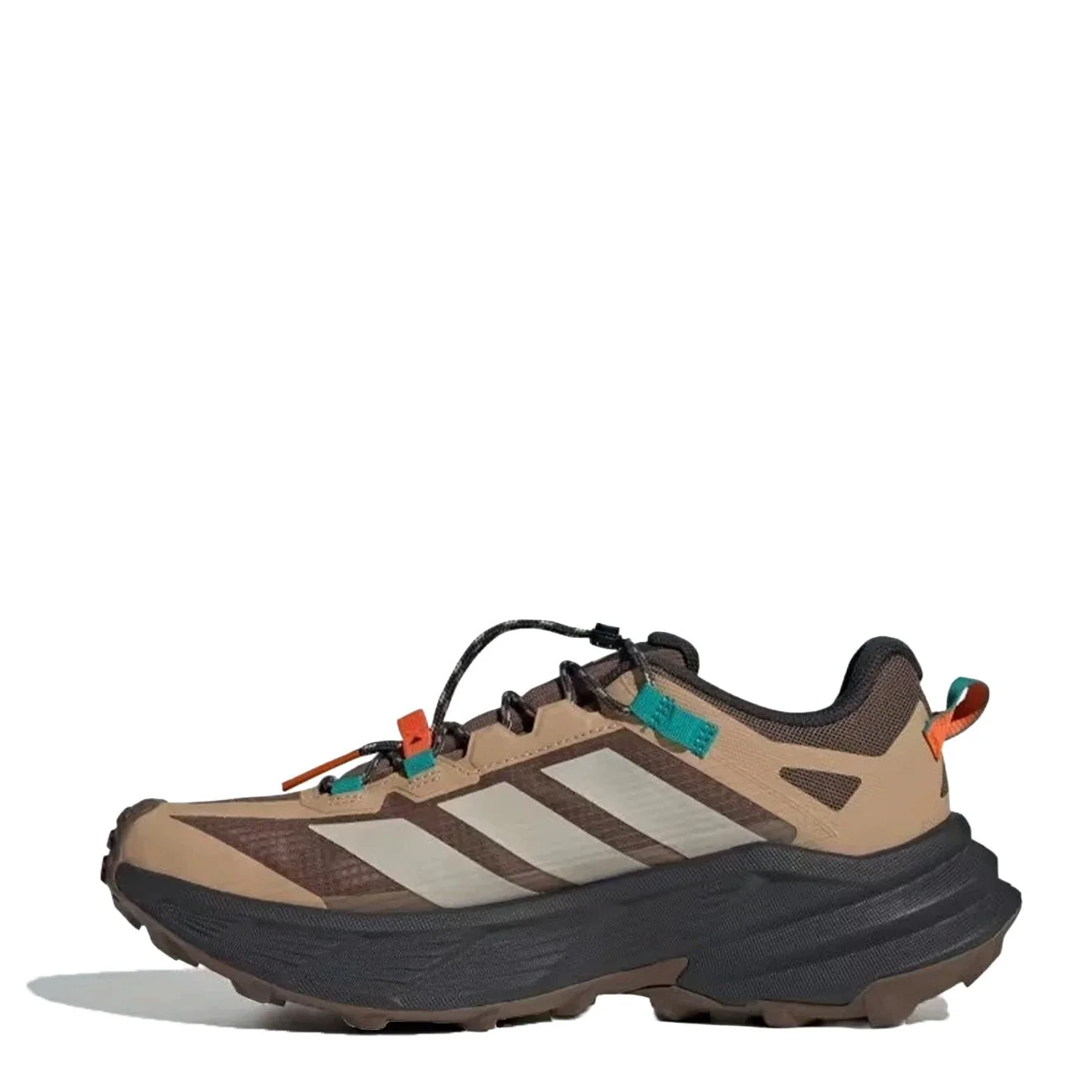 Adidas Terrex Freehiker SL Gore-Tex Hiking Shoe Earth Strata / Beige / Pure Teal - Image 2