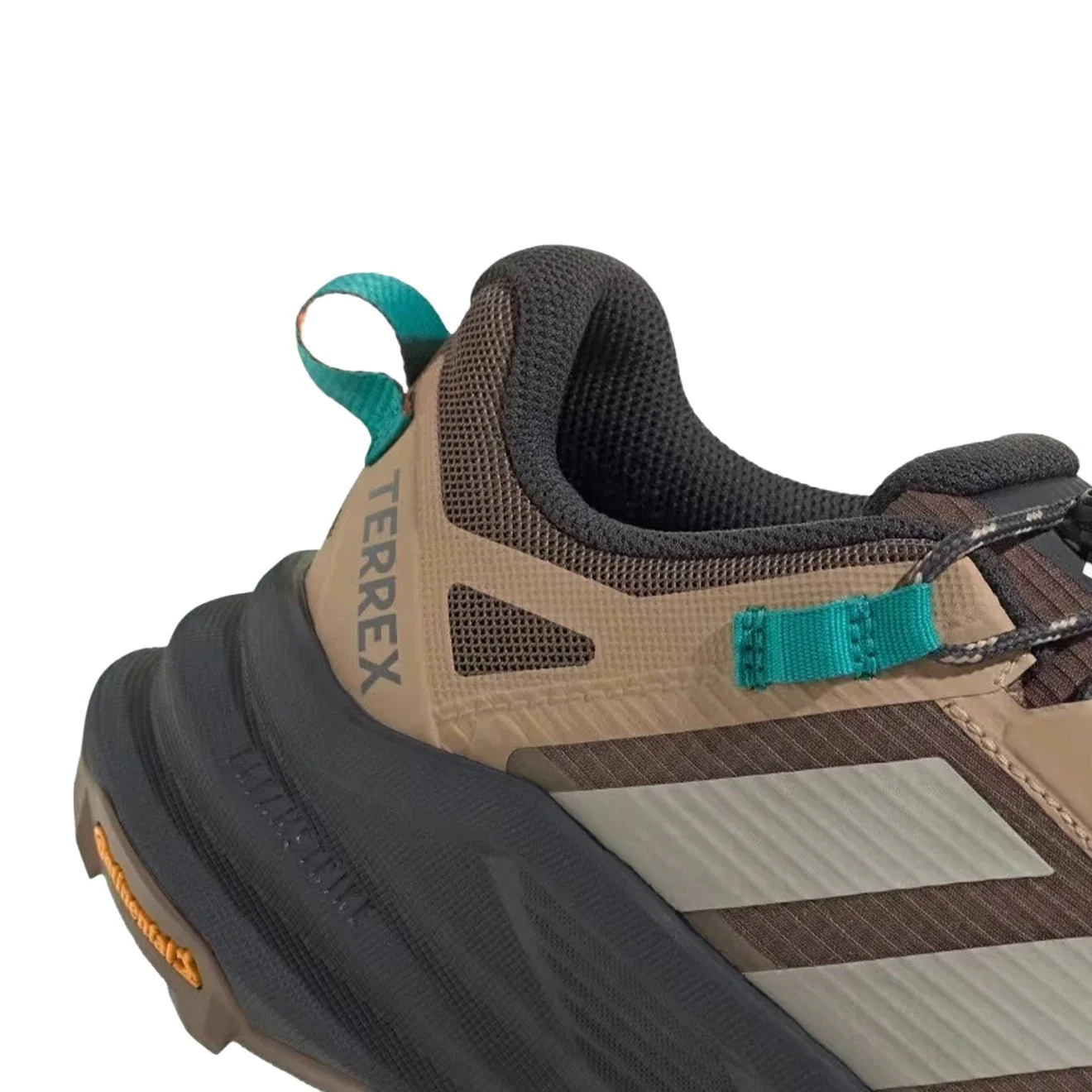 Adidas Terrex Freehiker SL Gore-Tex Hiking Shoe Earth Strata / Beige / Pure Teal - Image 4
