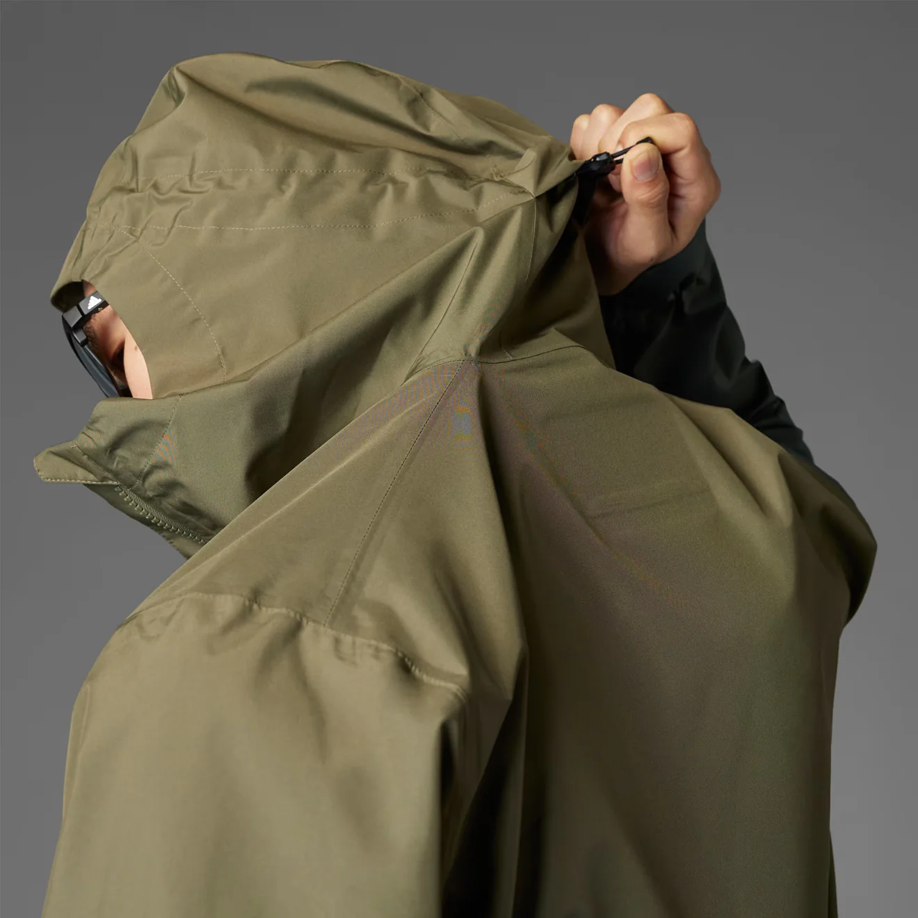 Adidas Terrex Multi 2.5L Rain.Rdy Jacket Legend Ivy / Olive Strata - Image 5