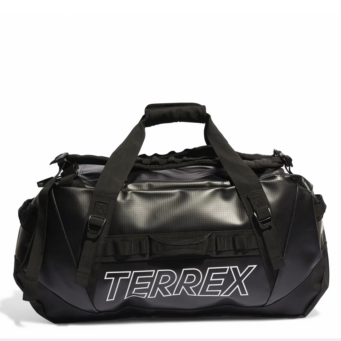 Adidas Terrex RAIN.RDY Expedition Duffel Bag Medium 70L Black / White
