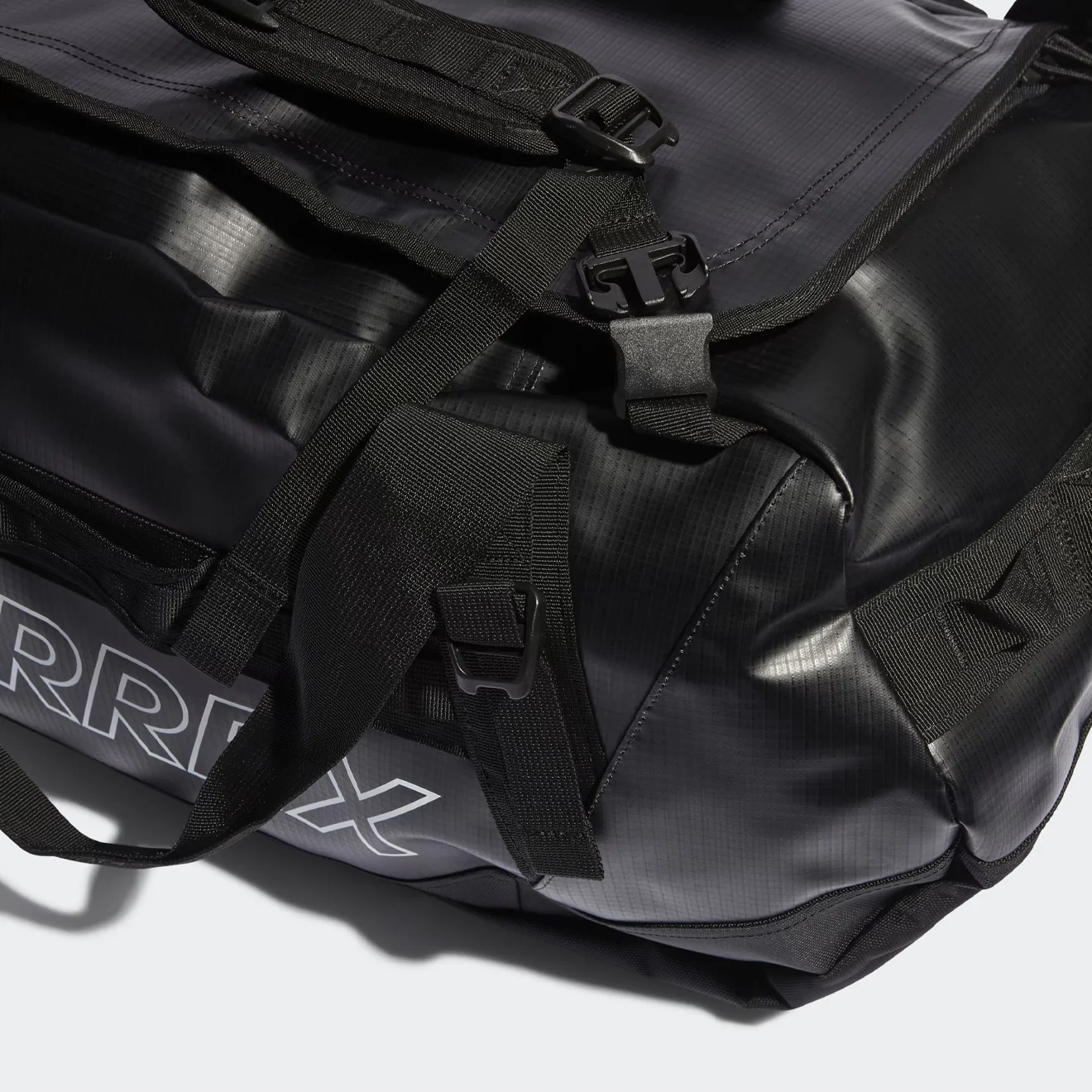 Adidas Terrex RAIN.RDY Expedition Duffel Bag Medium 70L Black / White - Image 4