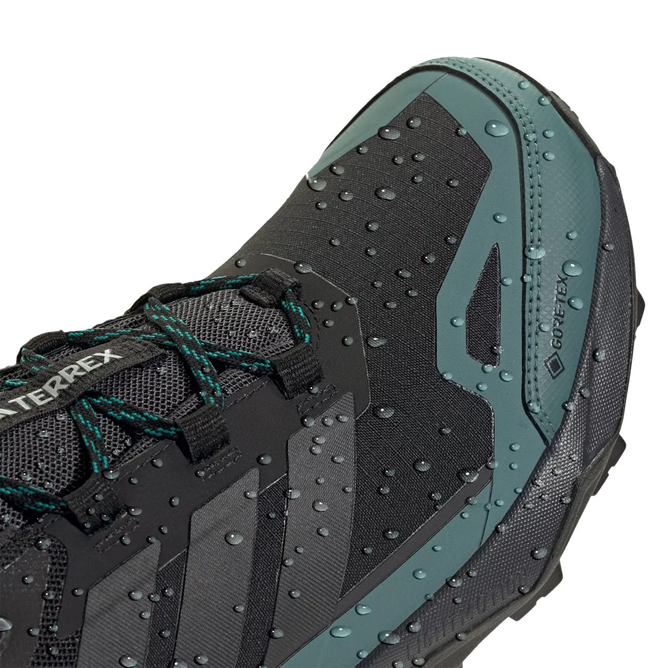 Adidas Terrex Skychaser AX5 GORE-TEX Hiking Shoes Core Black / Carbon / Pure Teal - Image 7