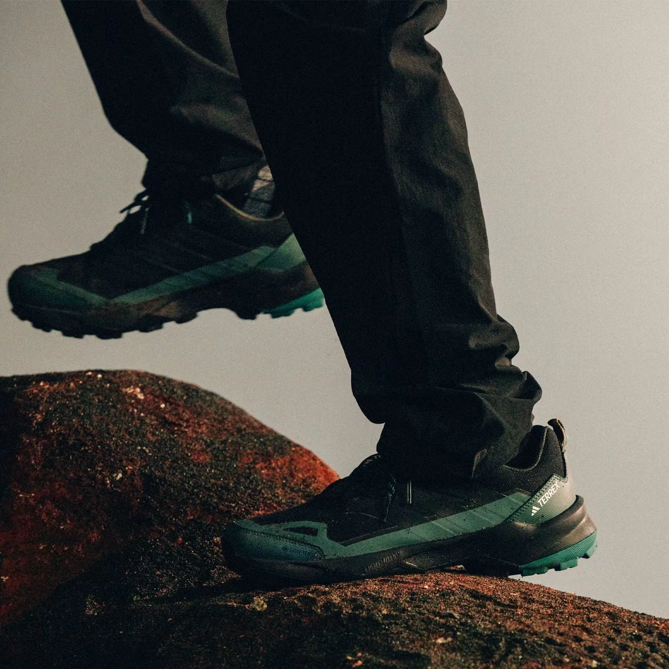 Adidas Terrex Skychaser AX5 GORE-TEX Hiking Shoes Core Black / Carbon / Pure Teal - Image 9