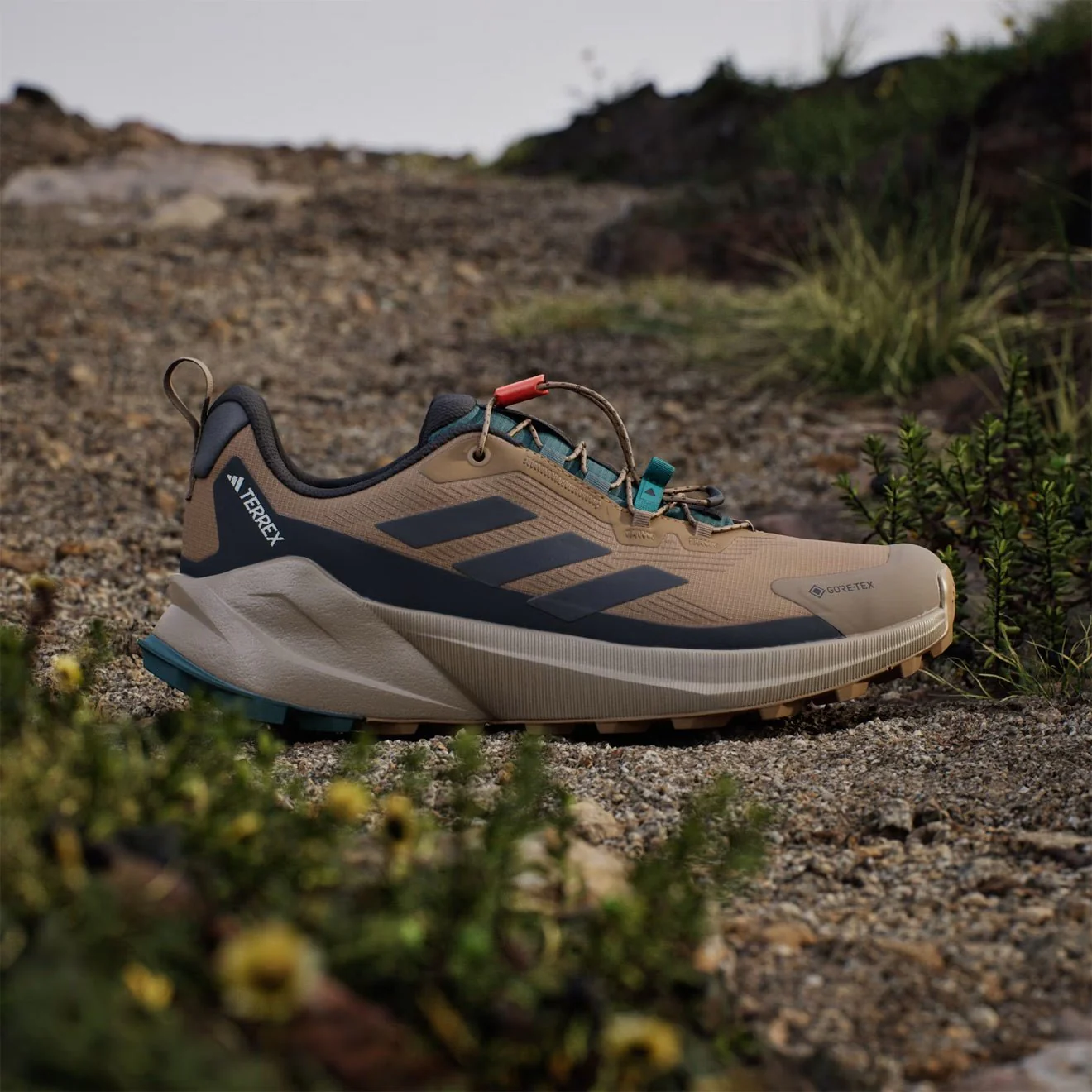 Adidas Terrex Trailmaker 2 Gore-Tex Speed Lace Hiking Shoes Cardboard / Grey Five / Carbon - Image 2