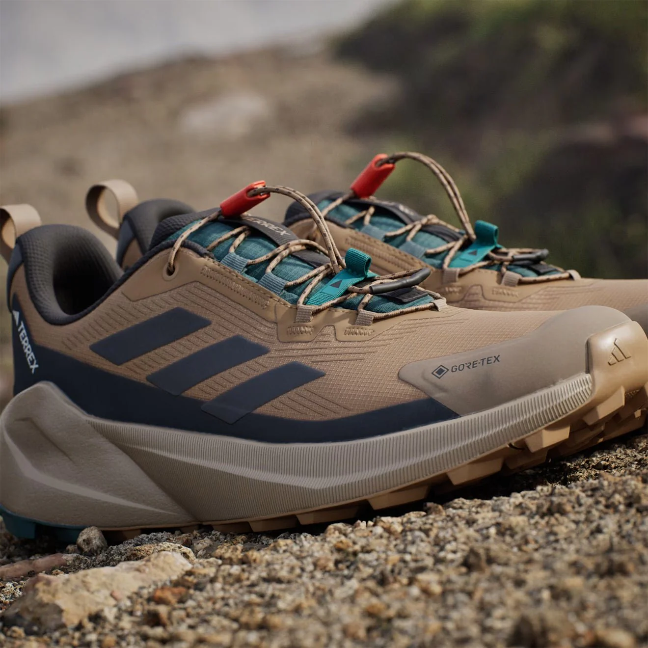 Adidas Terrex Trailmaker 2 Gore-Tex Speed Lace Hiking Shoes Cardboard / Grey Five / Carbon - Image 4