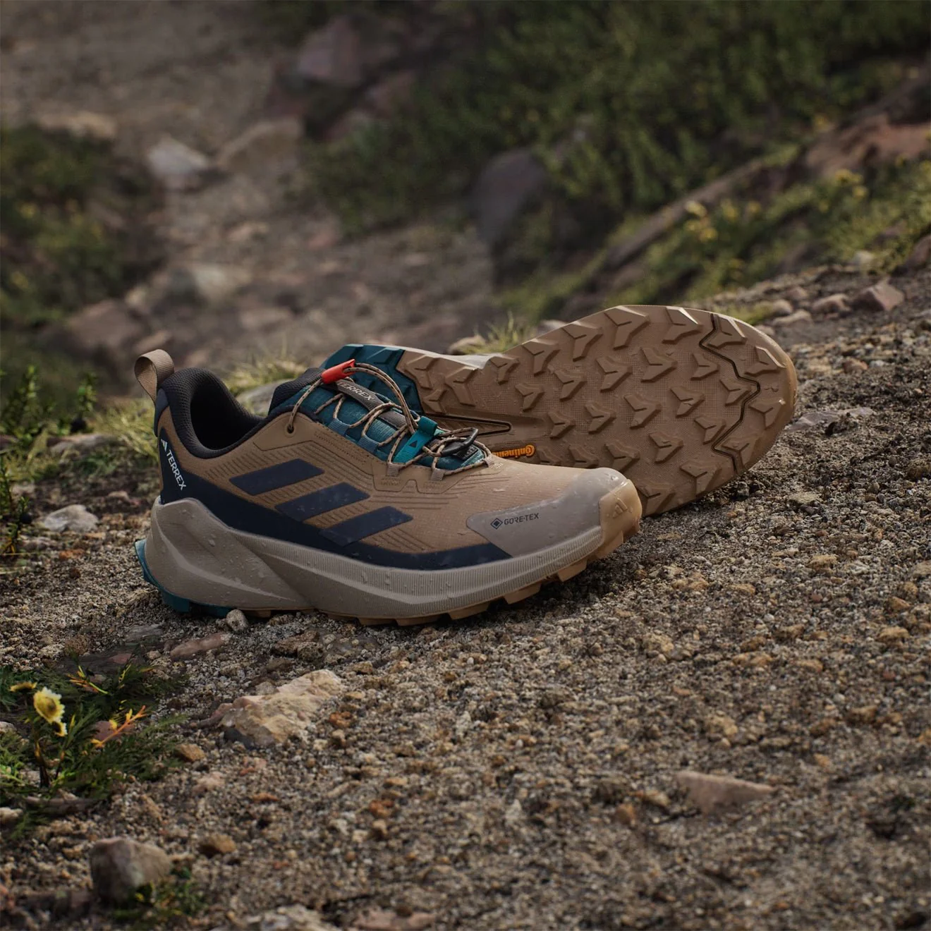 Adidas Terrex Trailmaker 2 Gore-Tex Speed Lace Hiking Shoes Cardboard / Grey Five / Carbon - Image 5