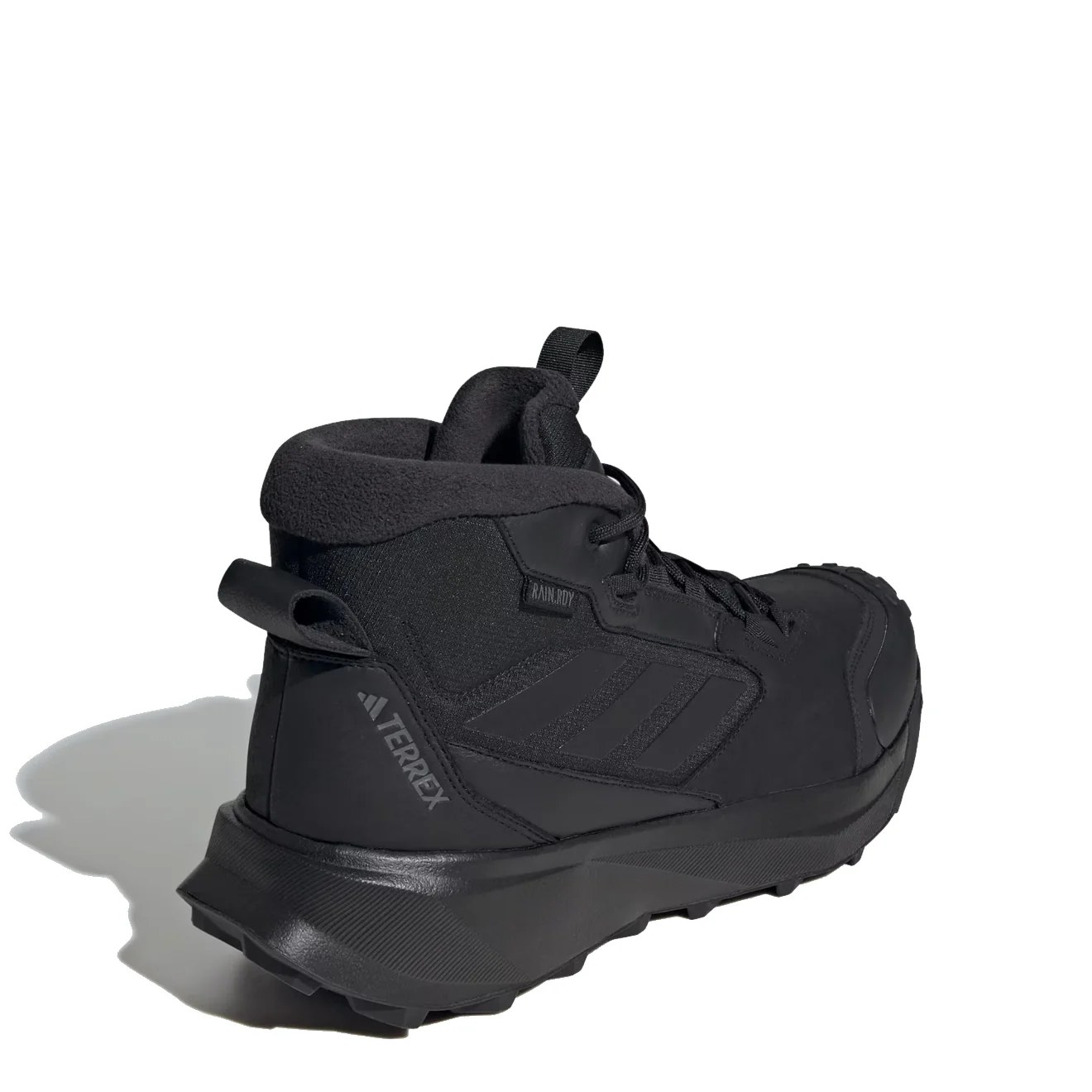 Adidas Terrex Winter Leather Mid Cut Boots Core Black / Core Black / Grey Four - Image 3