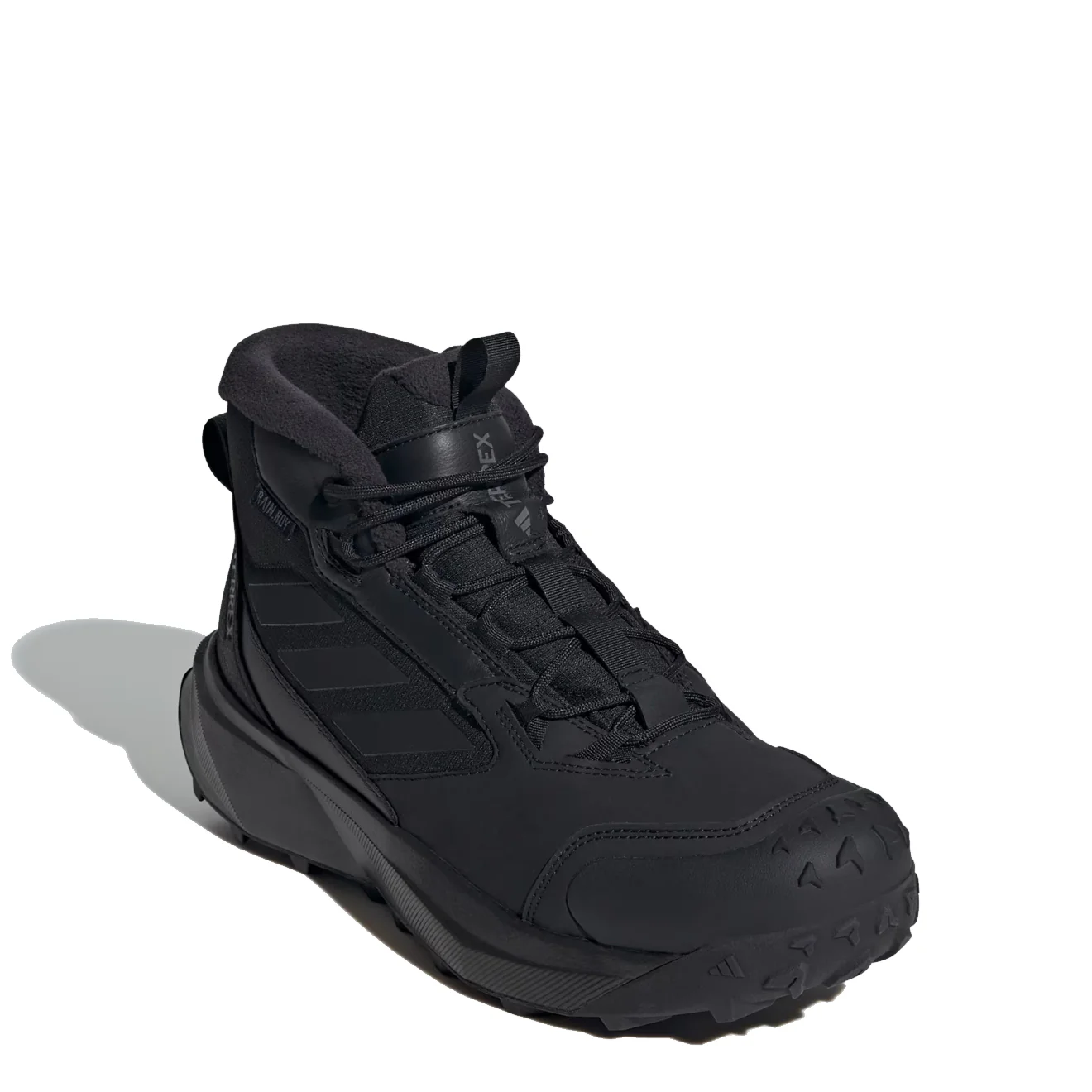 Adidas Terrex Winter Leather Mid Cut Boots Core Black / Core Black / Grey Four - Image 4