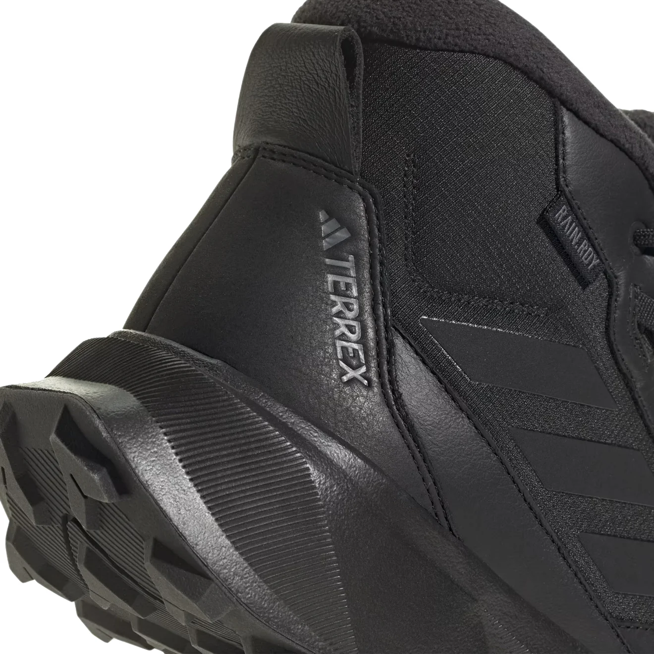Adidas Terrex Winter Leather Mid Cut Boots Core Black / Core Black / Grey Four - Image 5