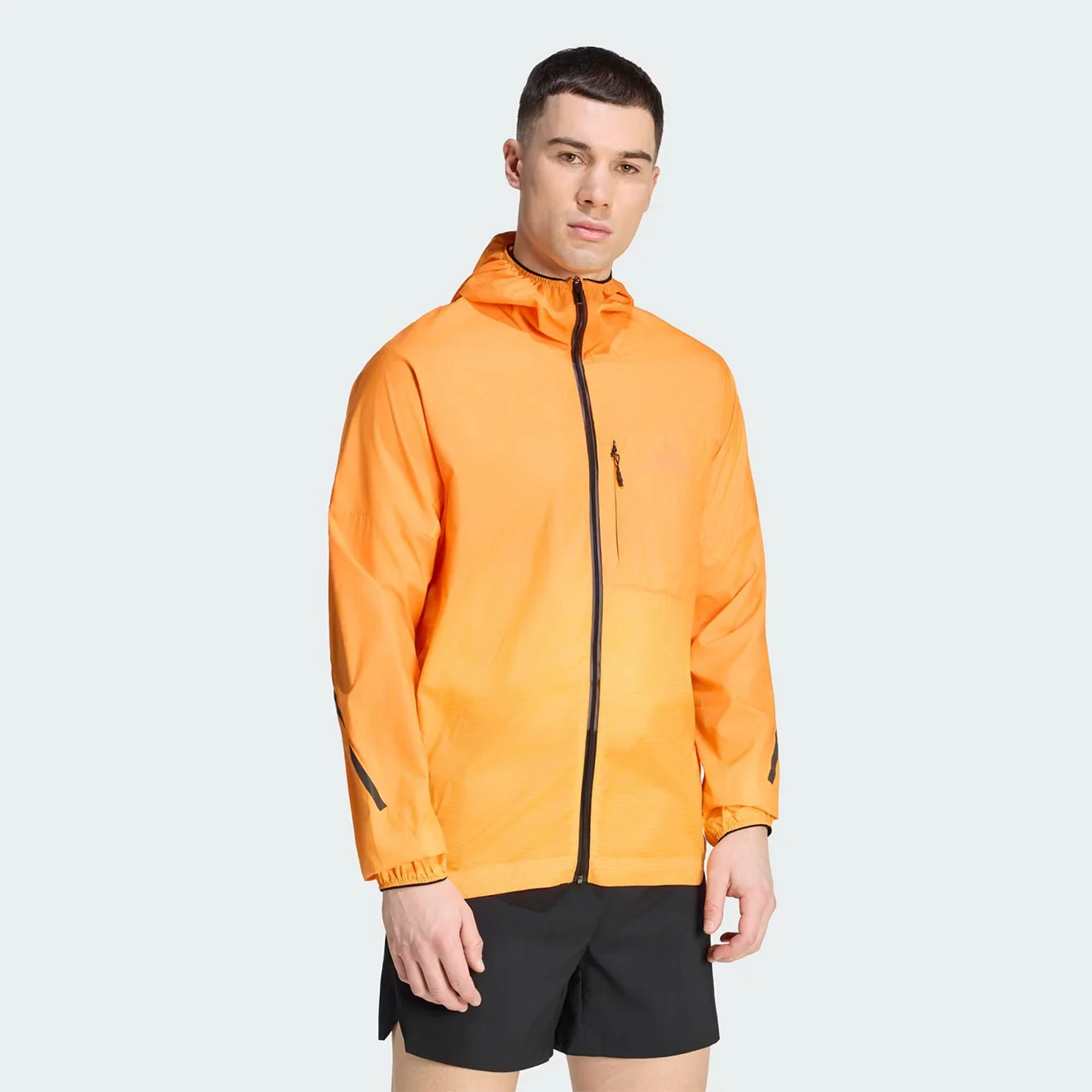 Adidas Terrex Xperior Clima365 Light Windweave Jacket Semi Impact Orange / Pure Tangerine - Image 2