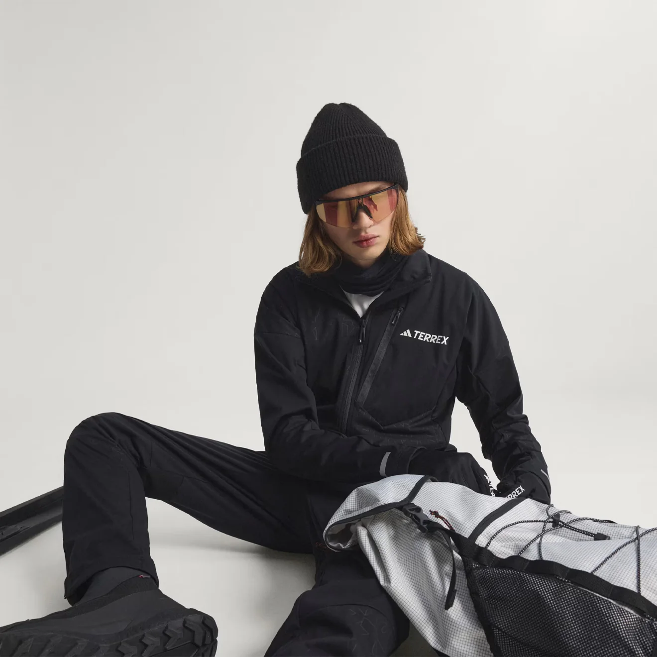Adidas Terrex XPR Softsh Jacket Black - Image 4