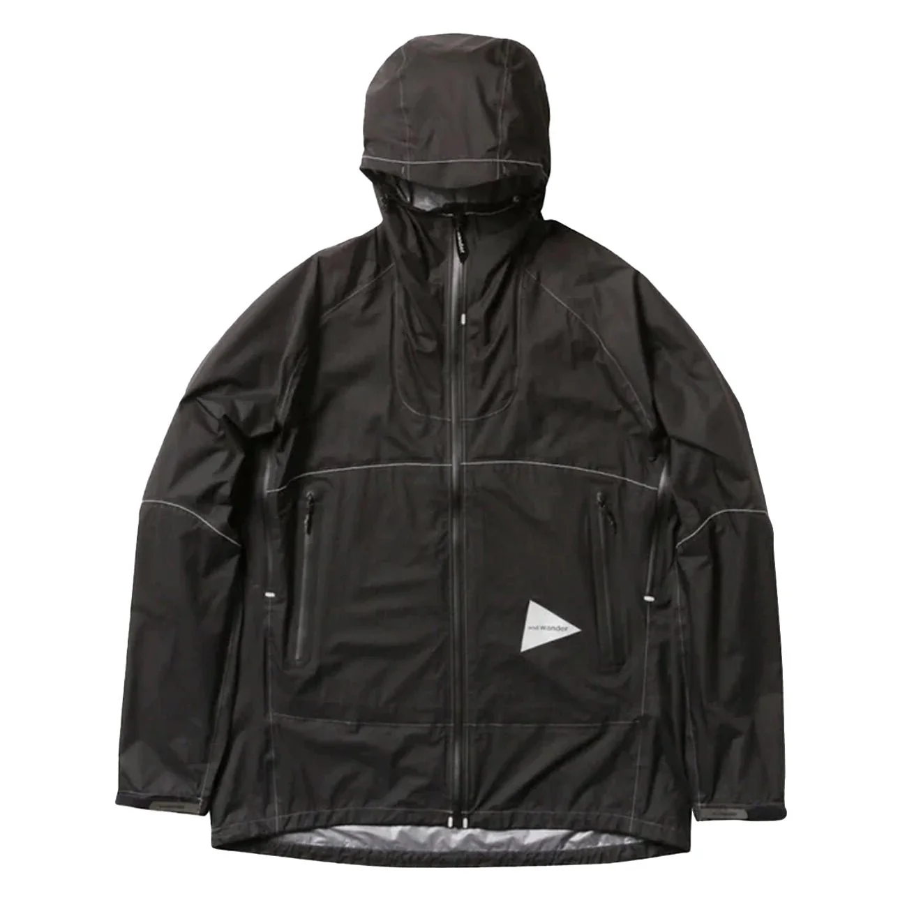 And Wander 3L UL Rain Jacket Black