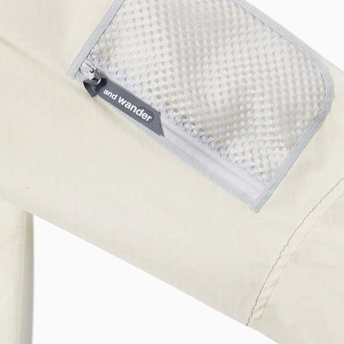 And Wander Breath Rip Hoodie Off White - Image 4