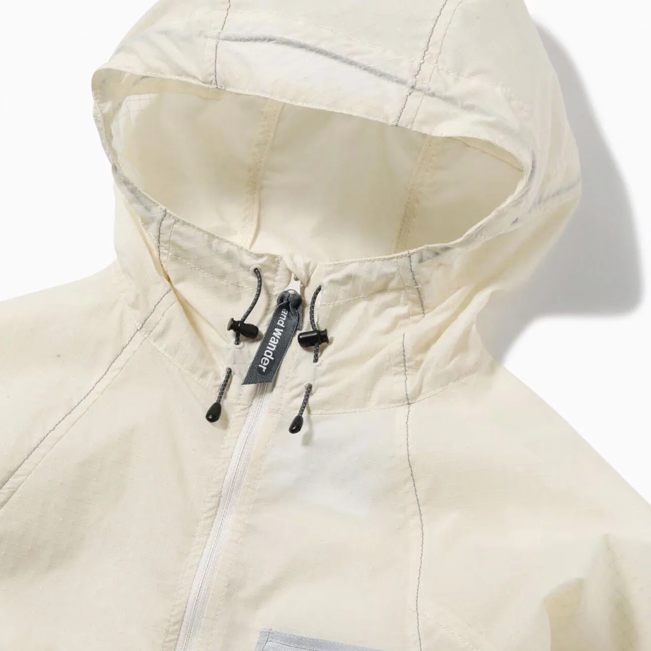 And Wander Breath Rip Hoodie Off White - Image 5