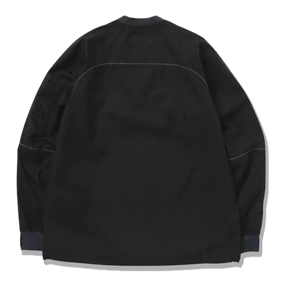 And Wander Breath Rip Pullover Jacket Black - Image 2
