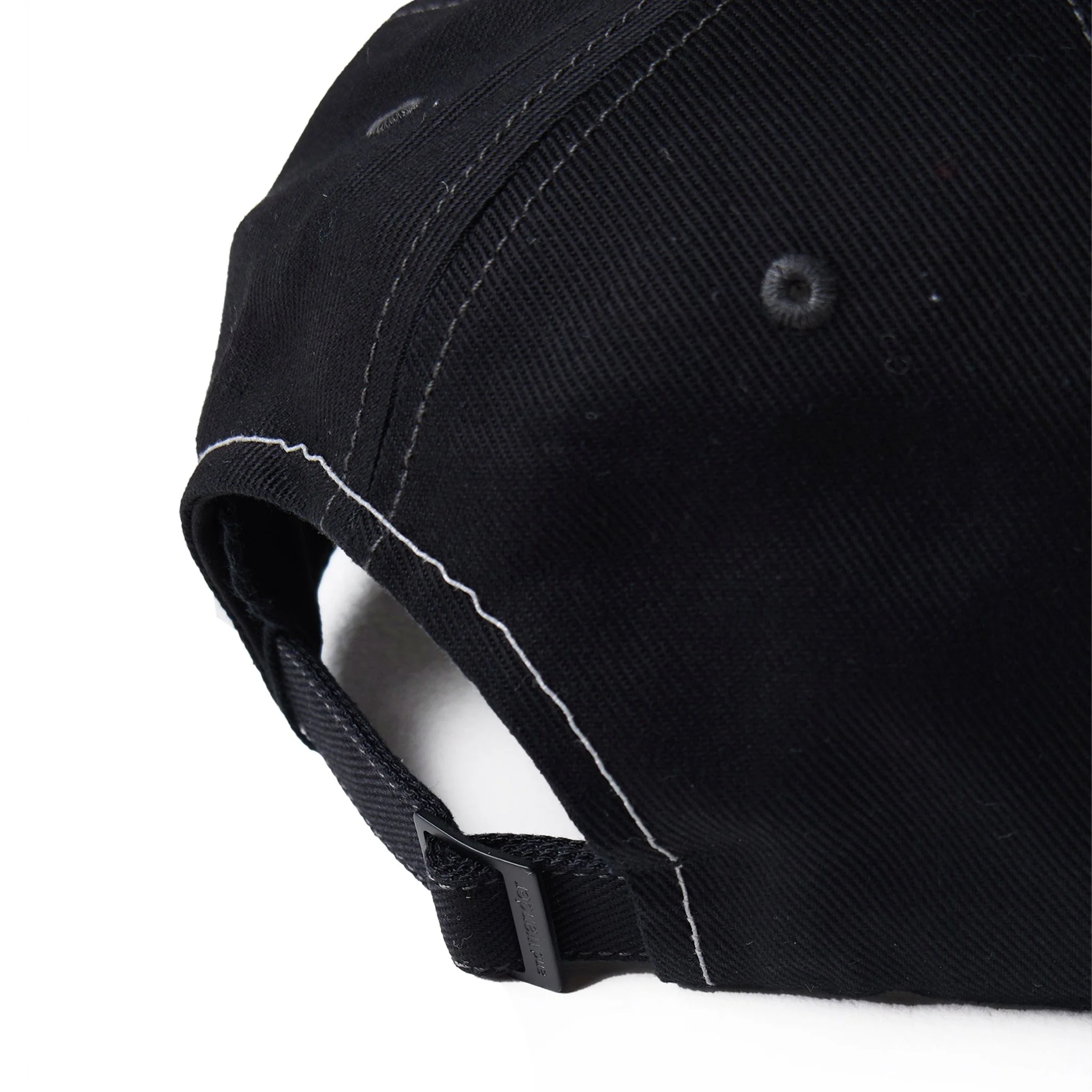 And Wander Cotton Twill Cap Black - Image 3