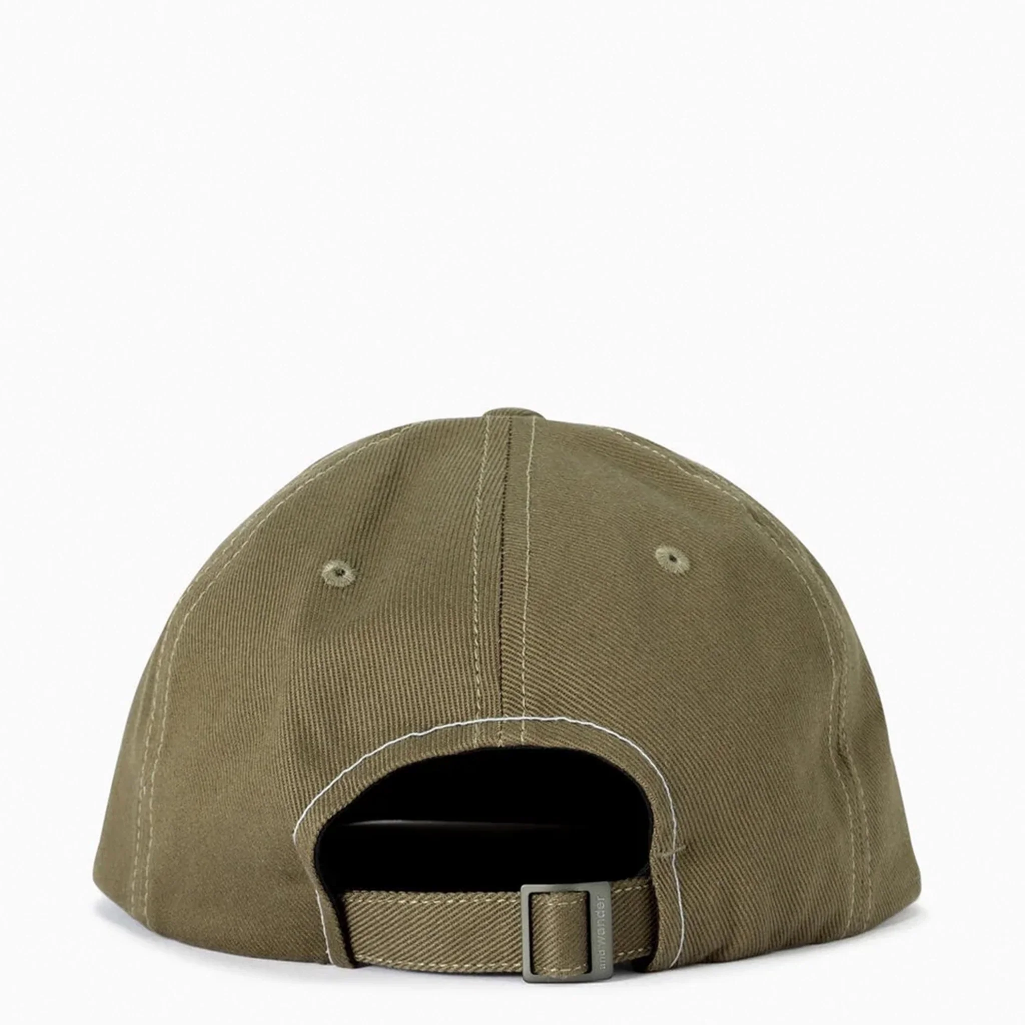 And Wander Cotton Twill Cap Khaki - Image 9