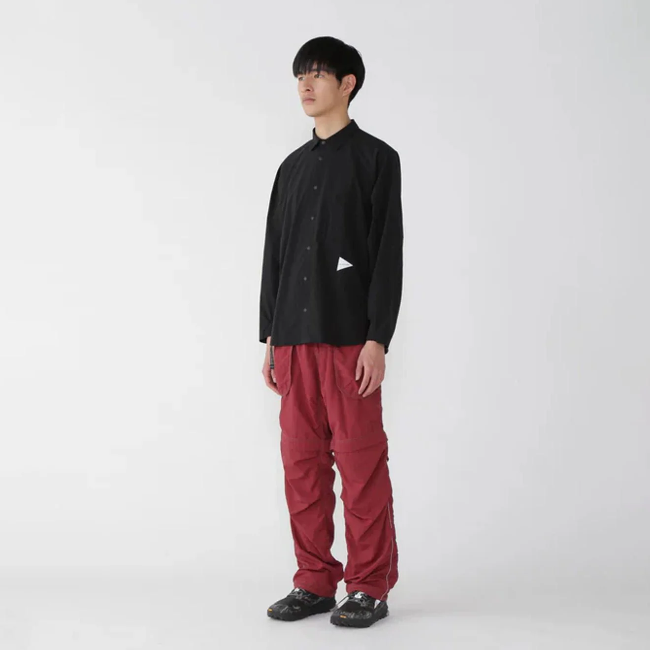 And Wander Fleece Base L/S Shirt Black - Image 4