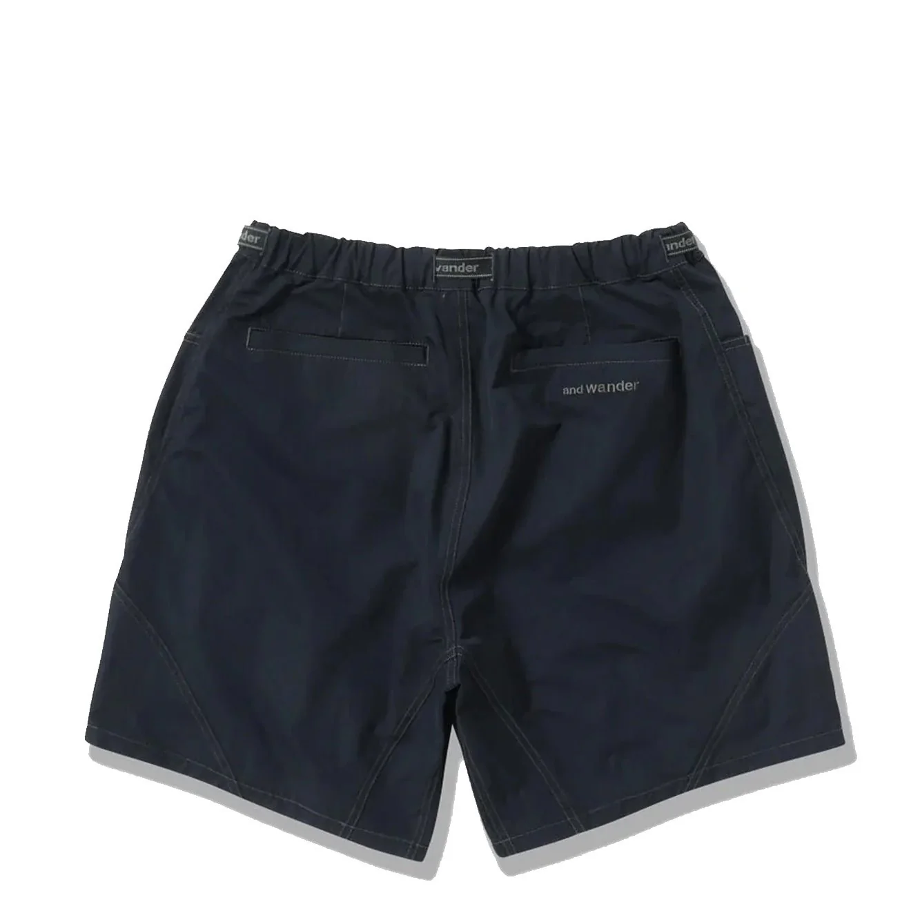 And Wander High Count Cloth Short Pants Navy - Image 2