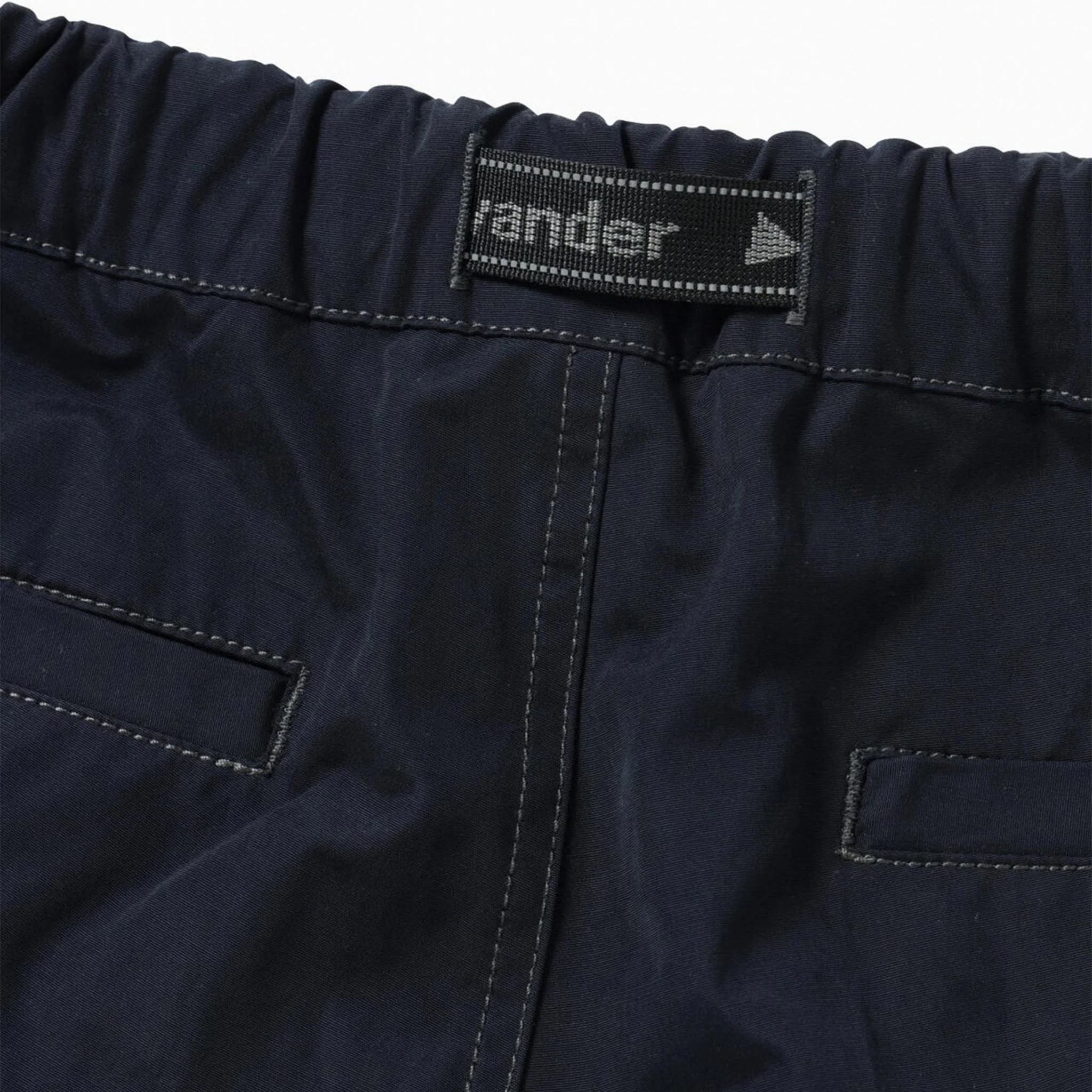 And Wander High Count Cloth Short Pants Navy - Image 7
