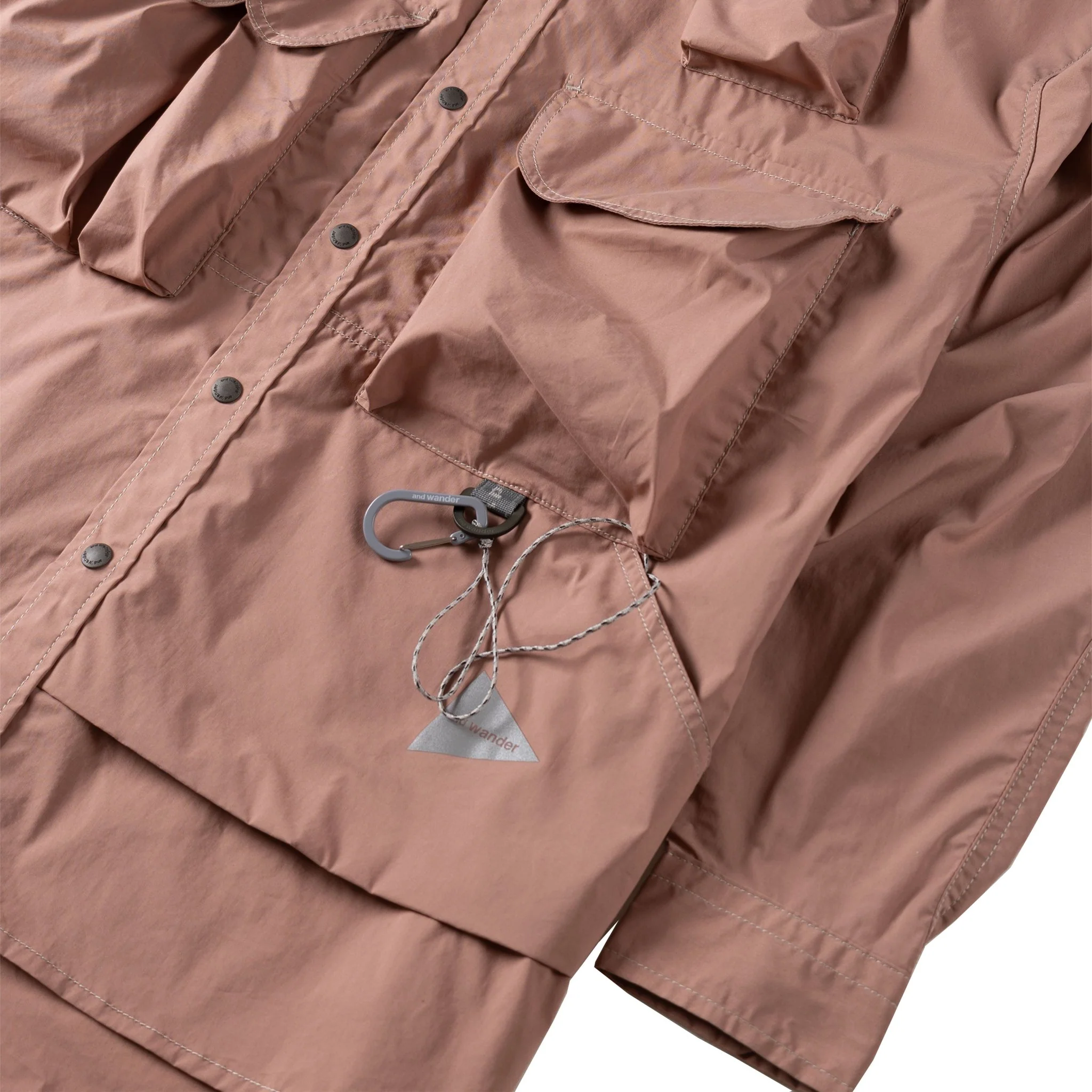 And Wander Multi Pocket Shirt Pink - Image 3