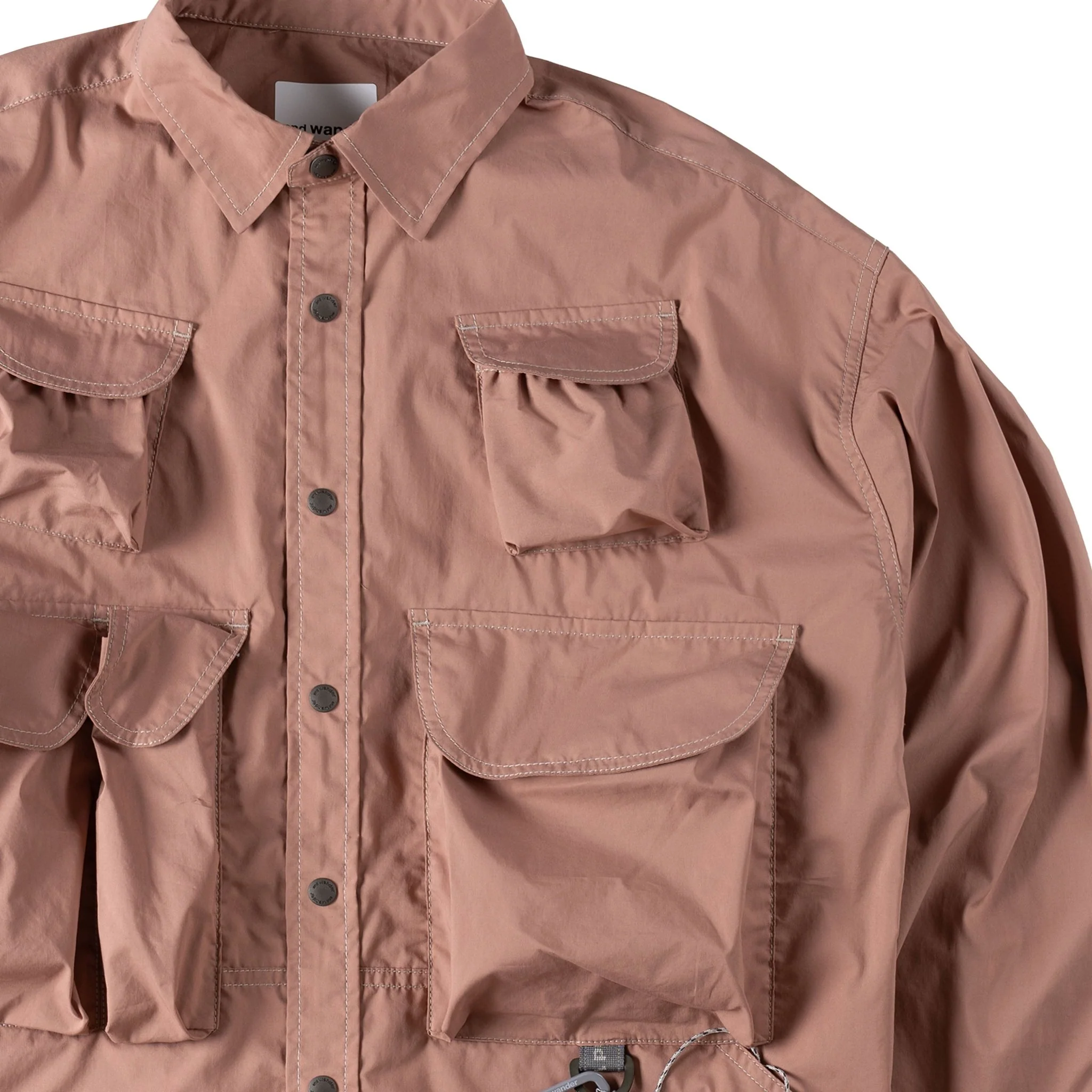 And Wander Multi Pocket Shirt Pink - Image 4
