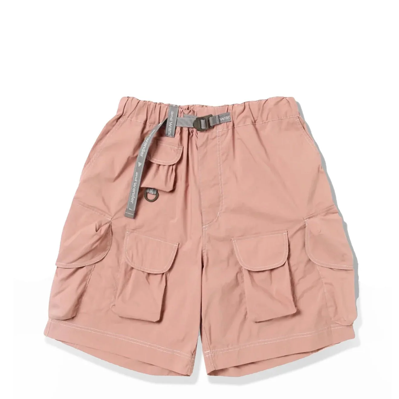 And Wander Multi Pocket Short Pants Pink