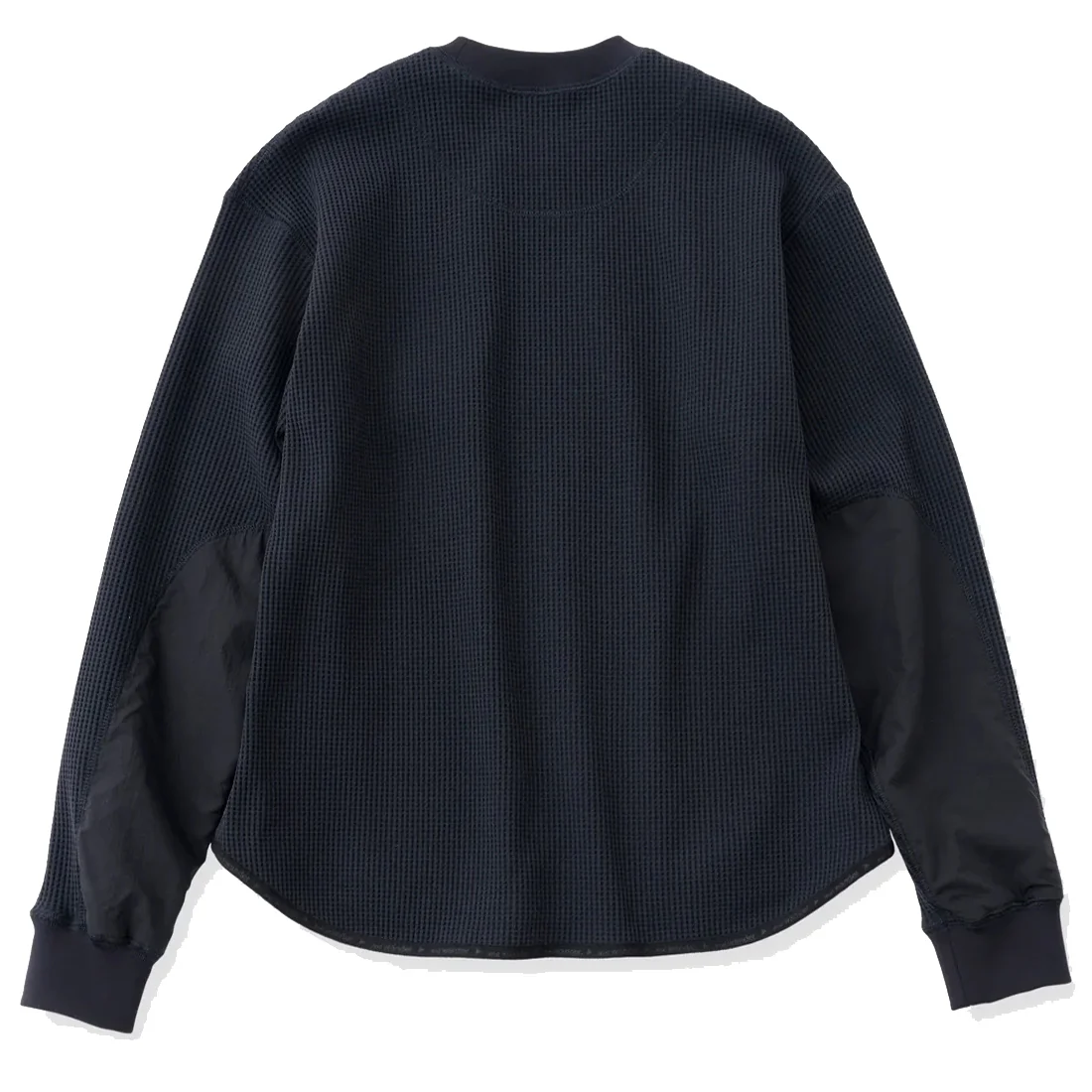 And Wander Pe Waffle L/S Tee Black - Image 2