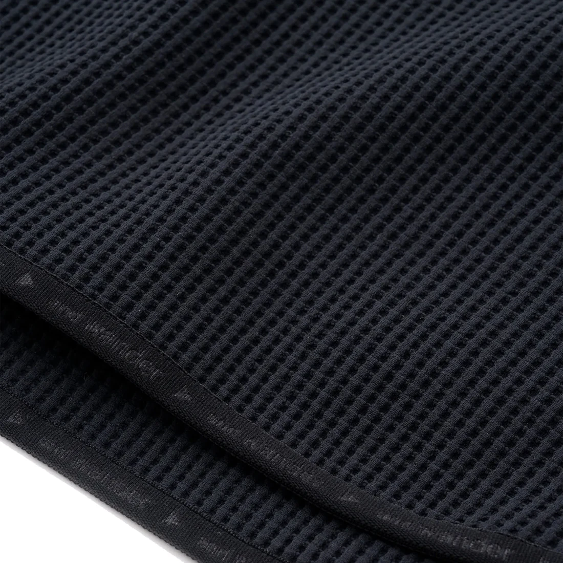 And Wander Pe Waffle L/S Tee Black - Image 3