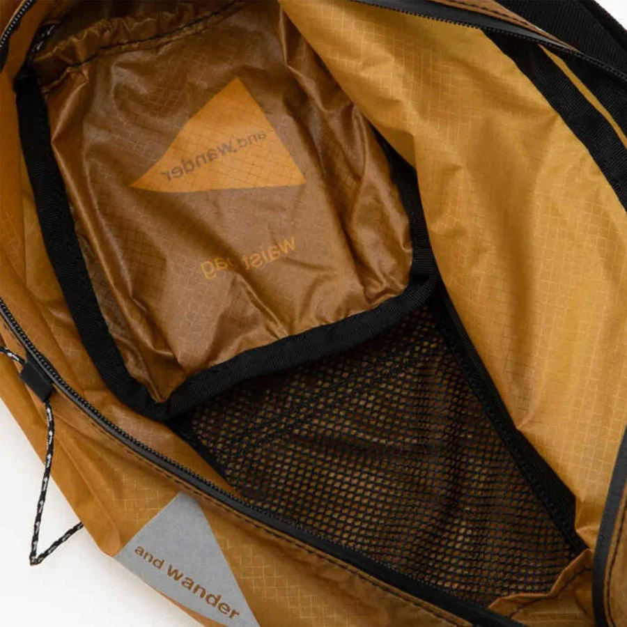 And Wander Sil Waist Bag Yellow - Image 2