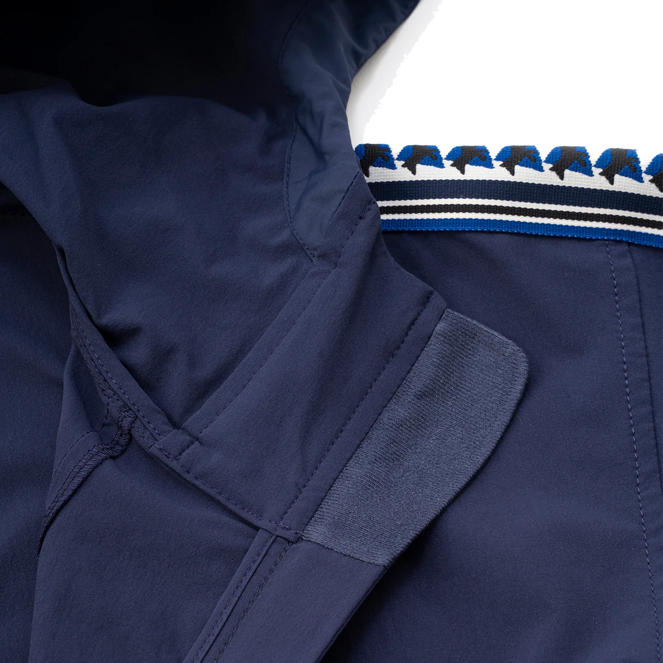 And Wander x Maison Kitsune Trak Hoodie Navy - Image 12