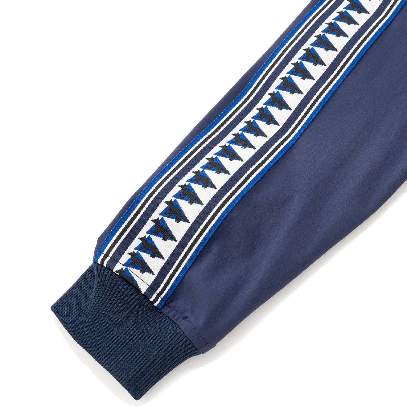 And Wander x Maison Kitsune Trak Hoodie Navy - Image 7