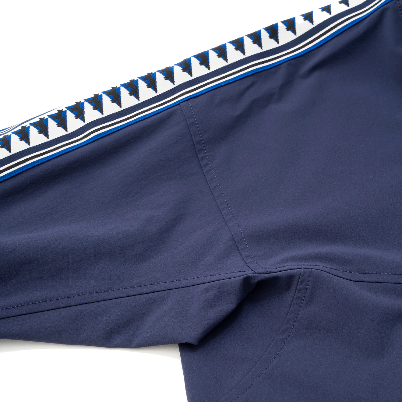 And Wander x Maison Kitsune Trak Hoodie Navy - Image 9