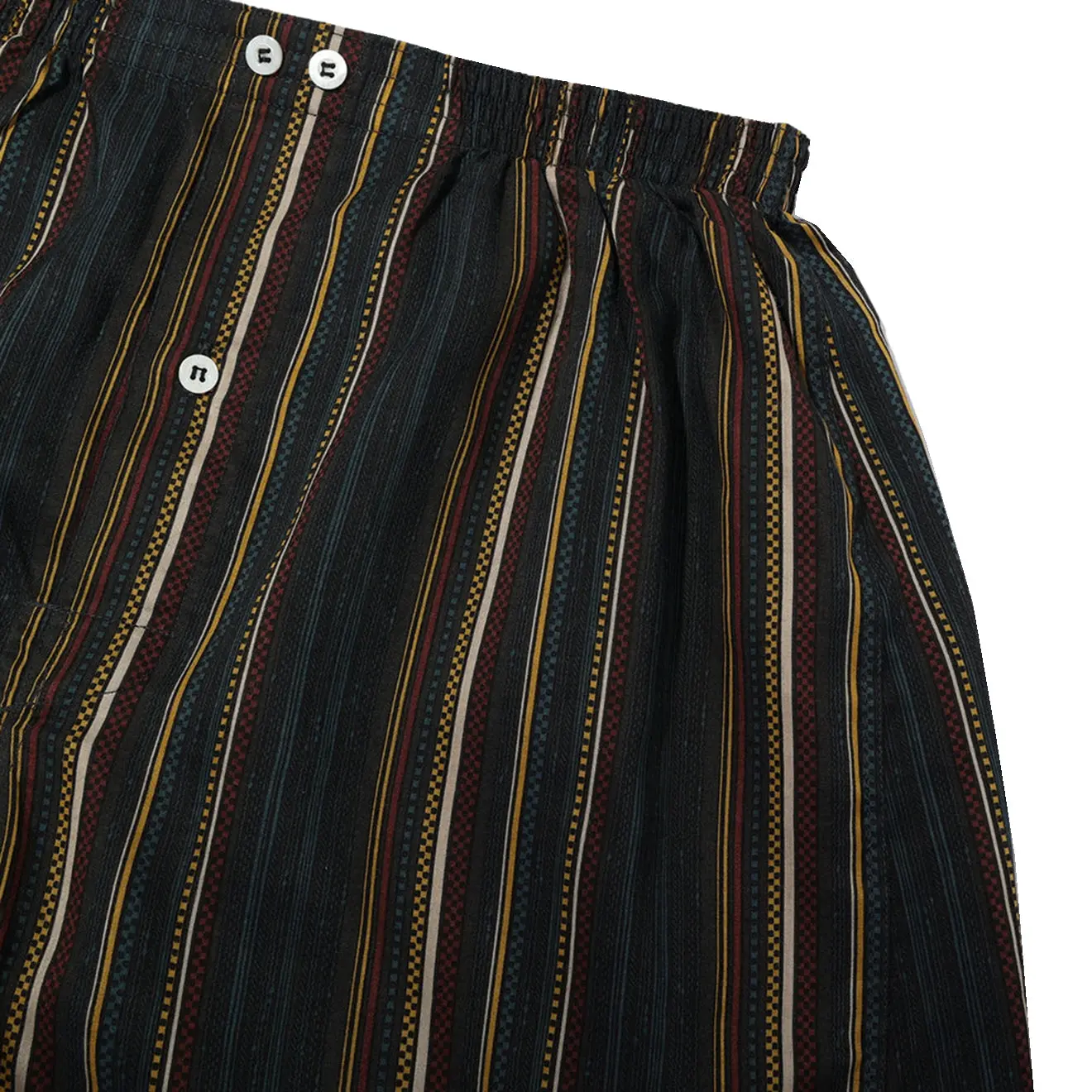 Anonymous Ism African Stripes Boxers Charcoal - Image 2
