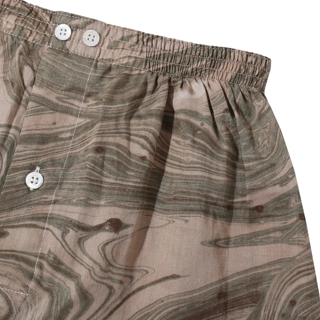 Anonymous Ism Merbing Print Boxers Beige - Image 2