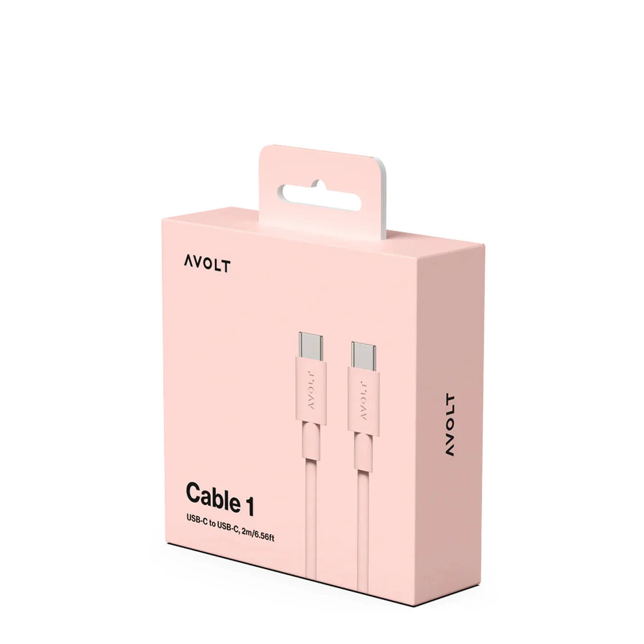 Avolt Cable 1 USB-C to USB-C 2m New Pink - Image 2