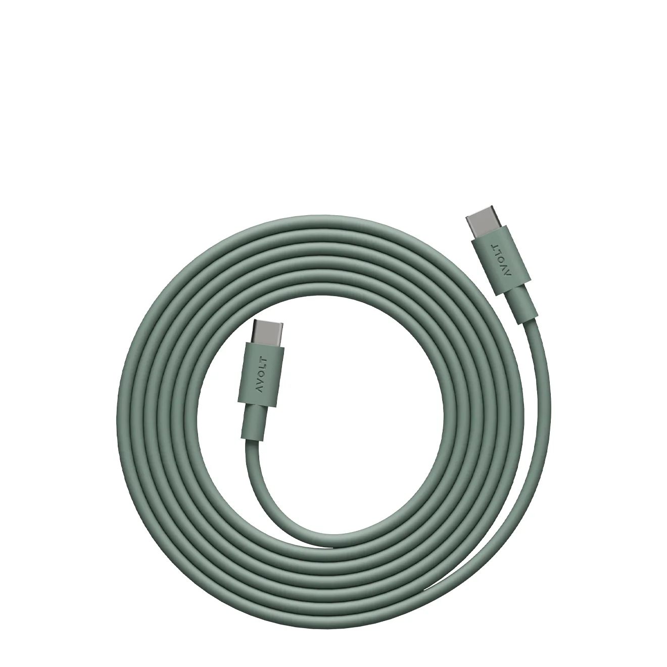 Avolt Cable 1 USB-C to USB-C 2m Oak Green