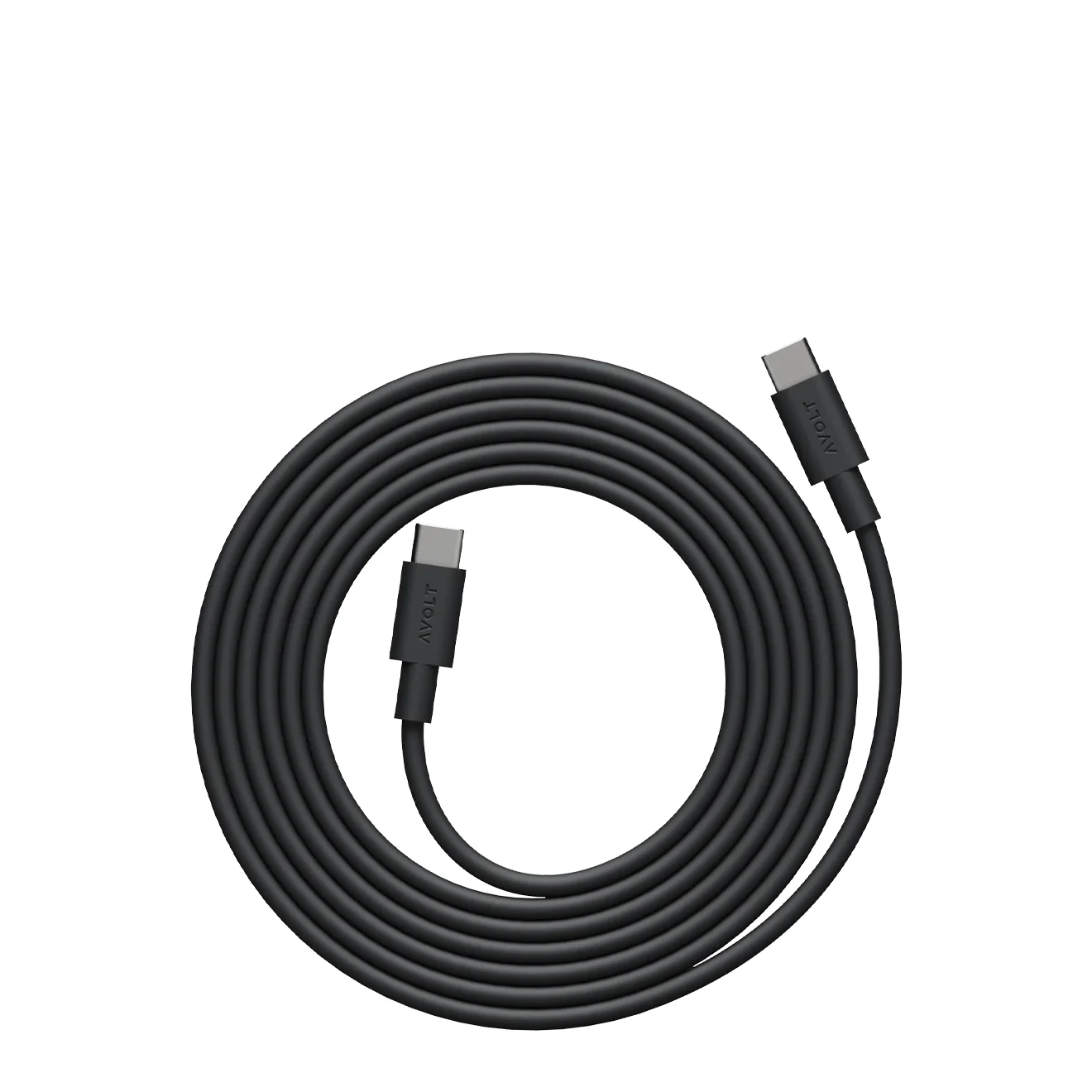 Avolt Cable 1 USB-C to USB-C 2m Stockholm Black