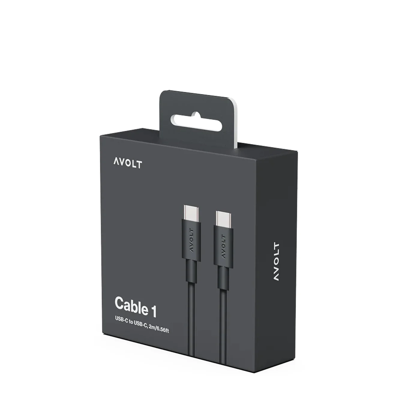 Avolt Cable 1 USB-C to USB-C 2m Stockholm Black - Image 3