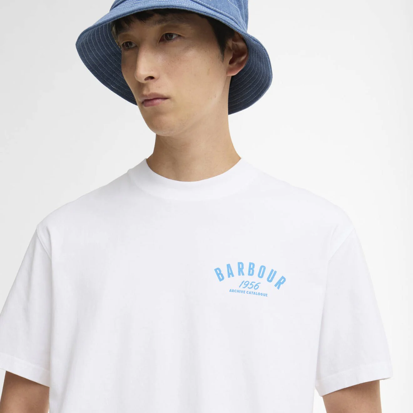 Barbour 1956 Graphic OS T-Shirt White - Image 4