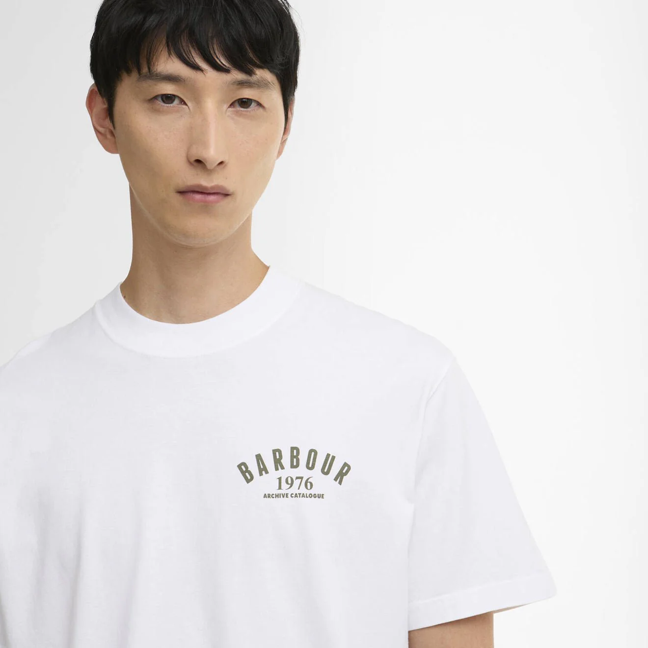 Barbour 1976 Graphic OS T-Shirt White - Image 4