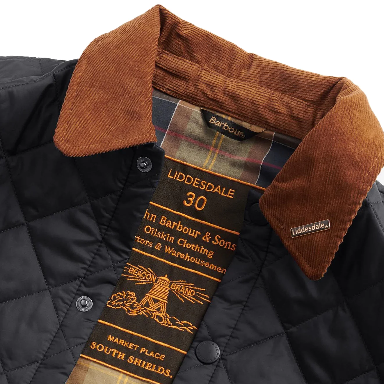 Barbour 30th Anniversary Liddesdale Quilted Jacket Black - Image 4