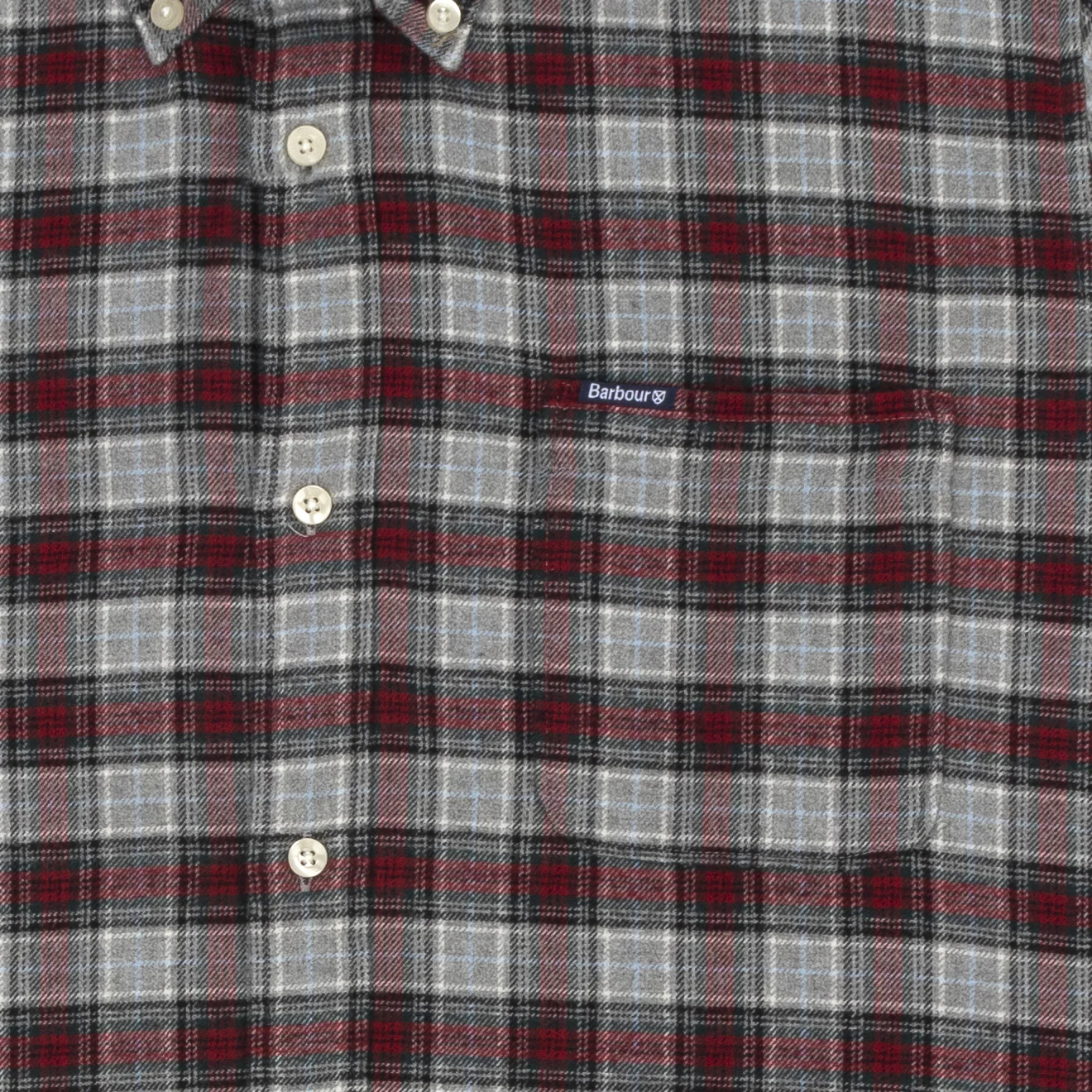 Barbour Alderton Tailored Shirt Grey Marl - Image 4
